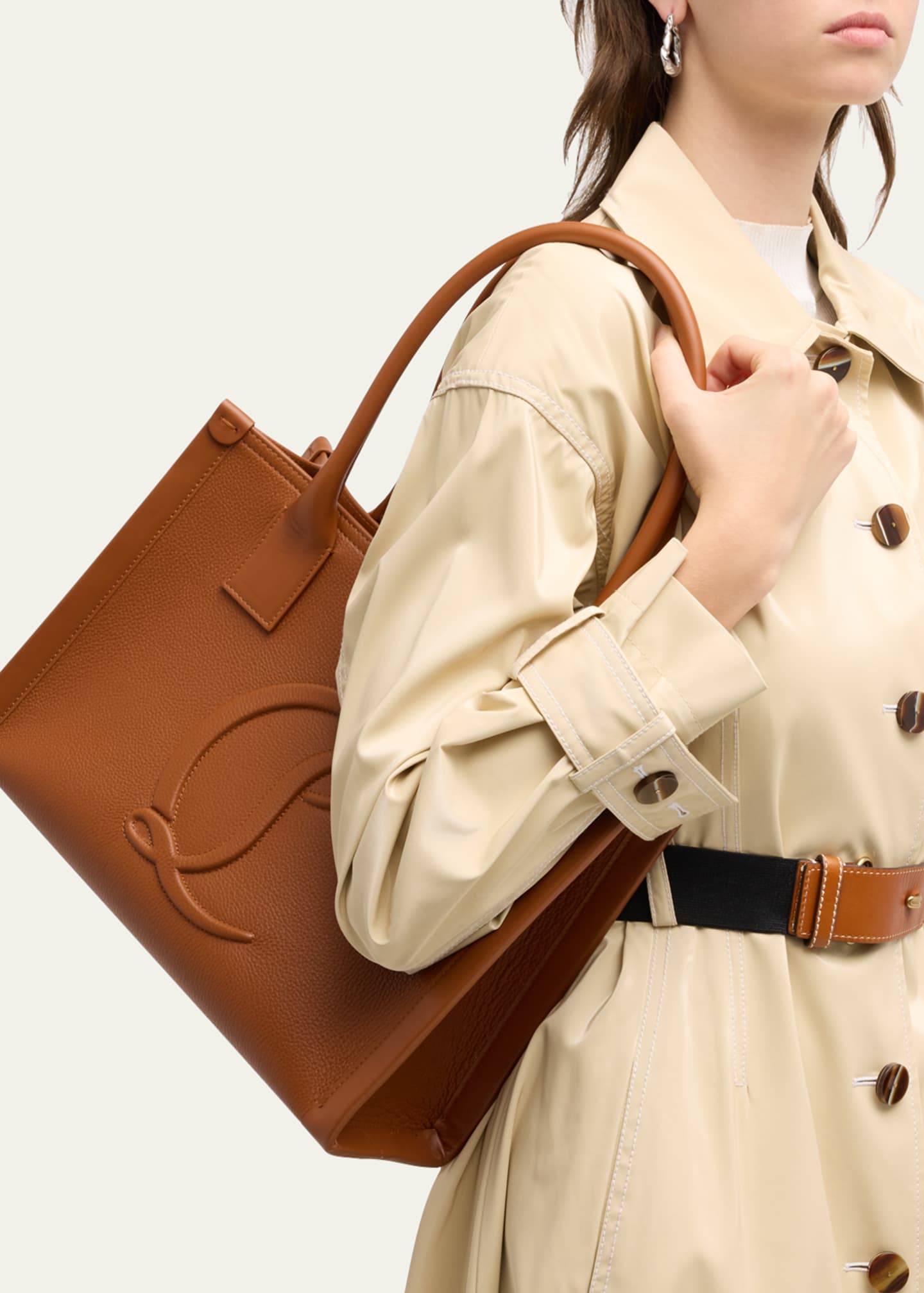 Christian Louboutin By My Side Small Tote in Leather with CL Logo Image 5 of 5
