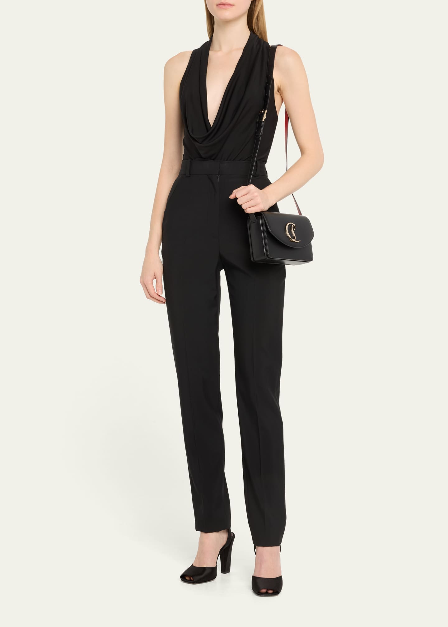 Christian Louboutin Loubi54 Small Crossbody in Nappa Leather Image 5 of 5
