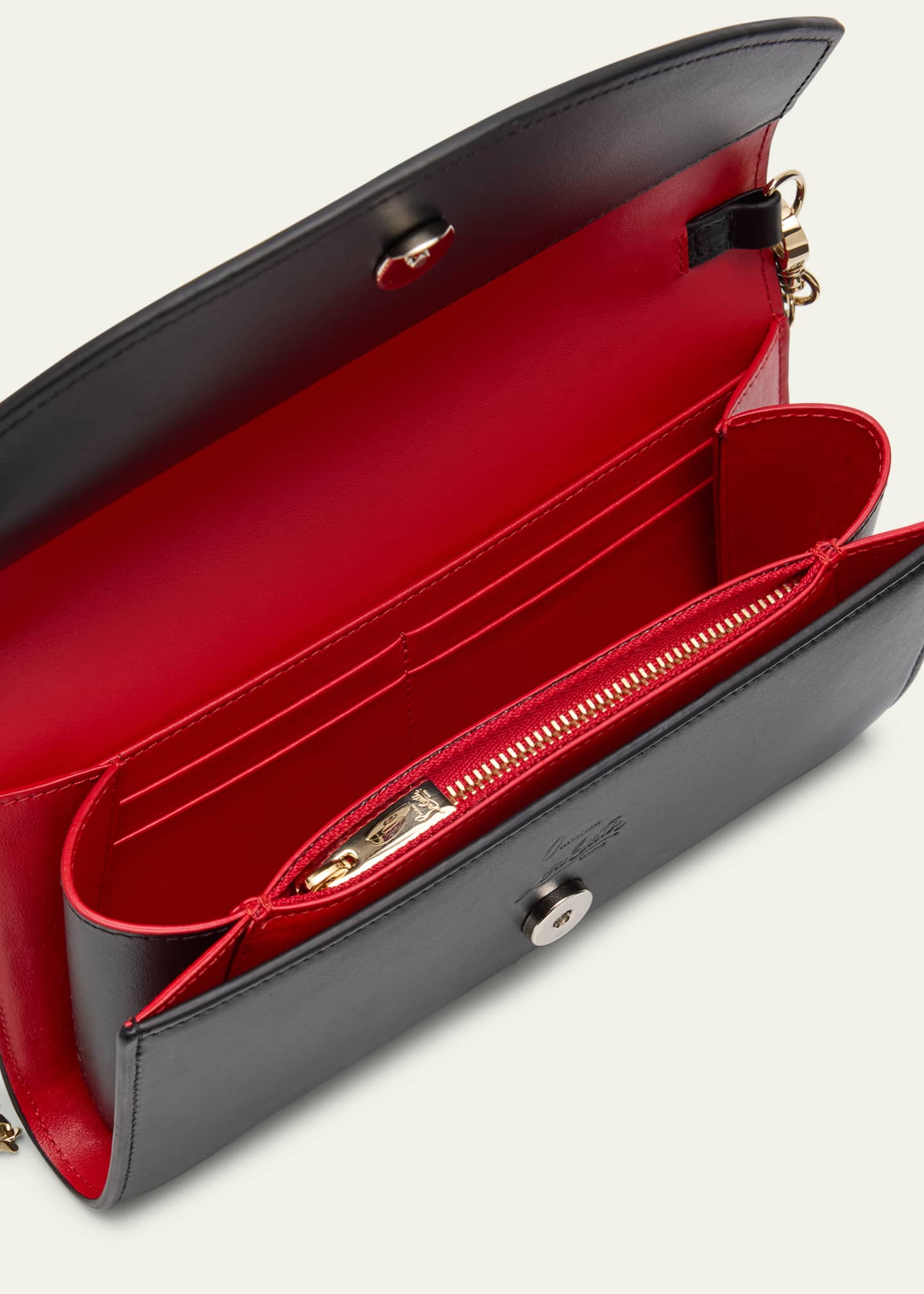 Christian Louboutin Loubi54 Wallet on Chain in Leather