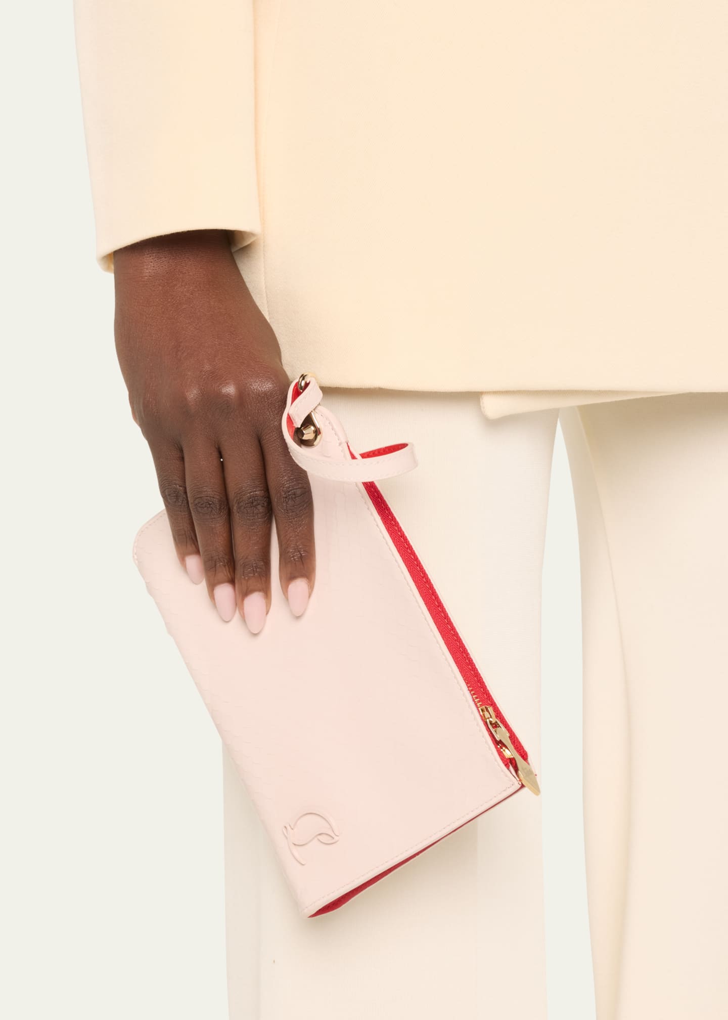 Christian Louboutin Pouch in Patent Birdy Bergdorf Goodman