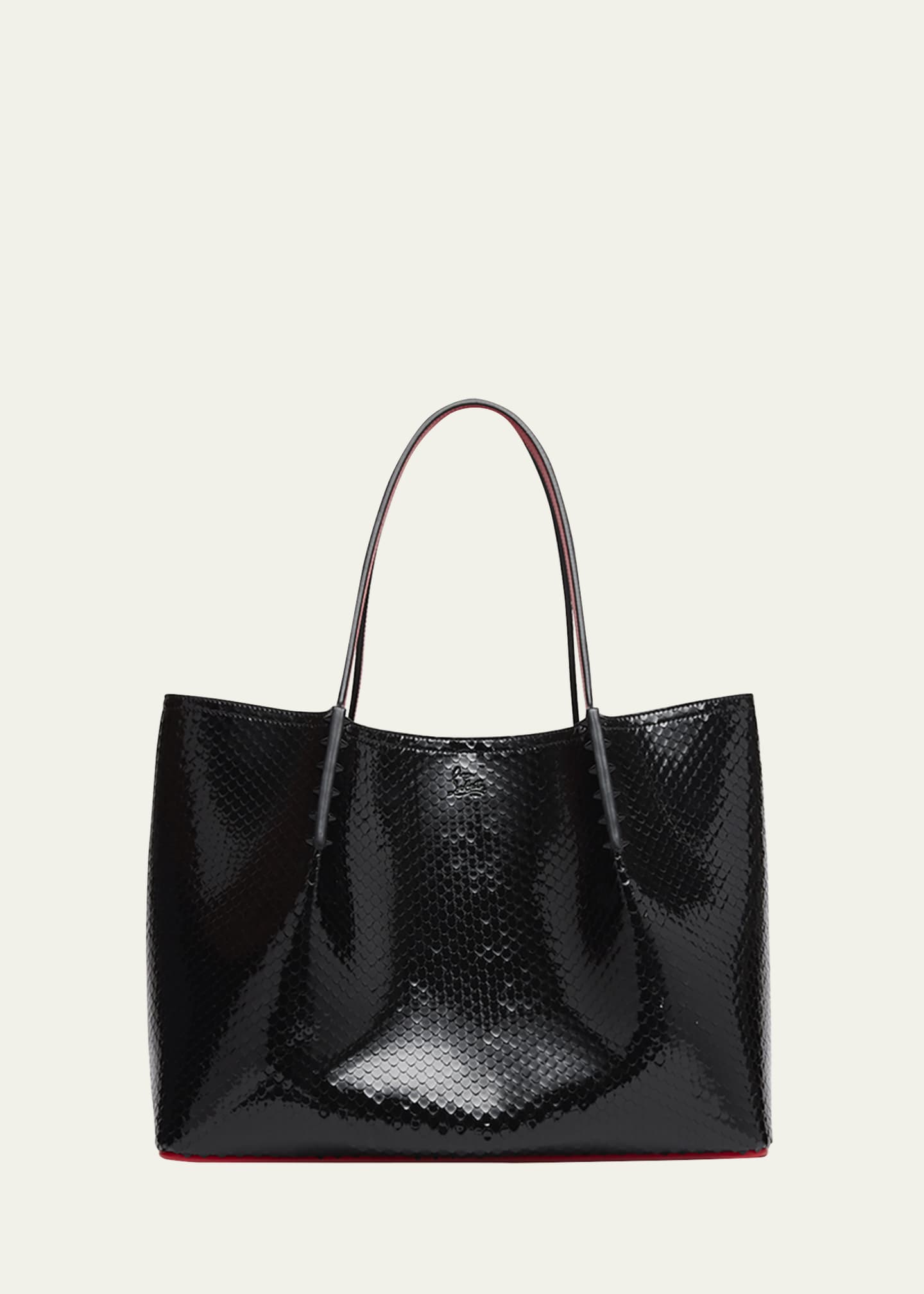 Christian Louboutin Cabarock Birdy Small Patent Tote Bag - Bergdorf Goodman