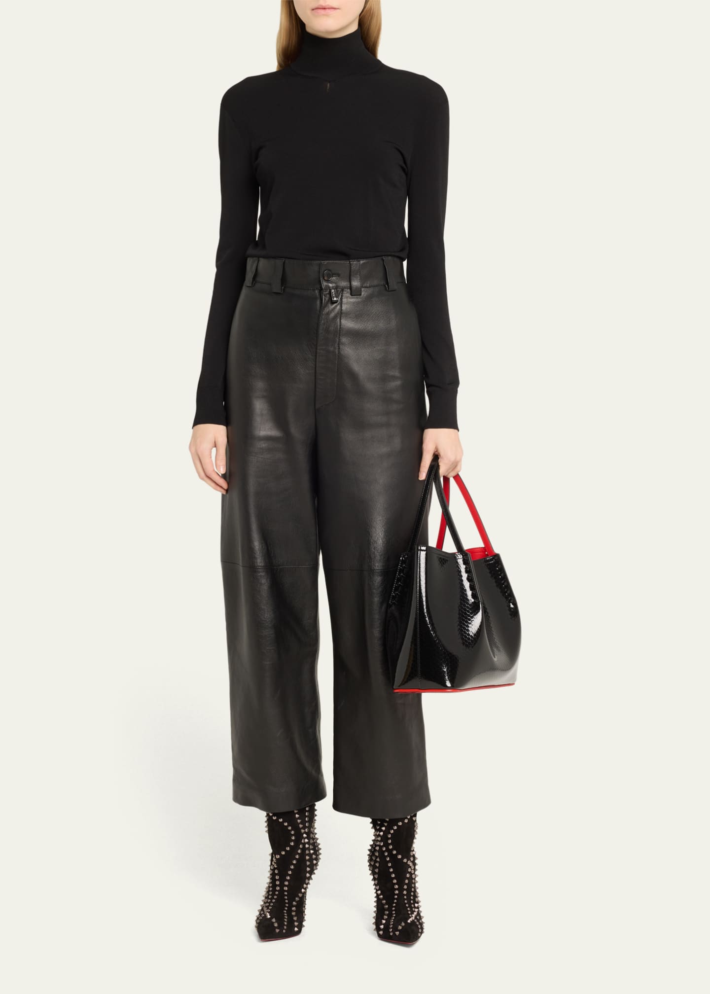 Christian Louboutin Cabarock Small in Patent Birdy