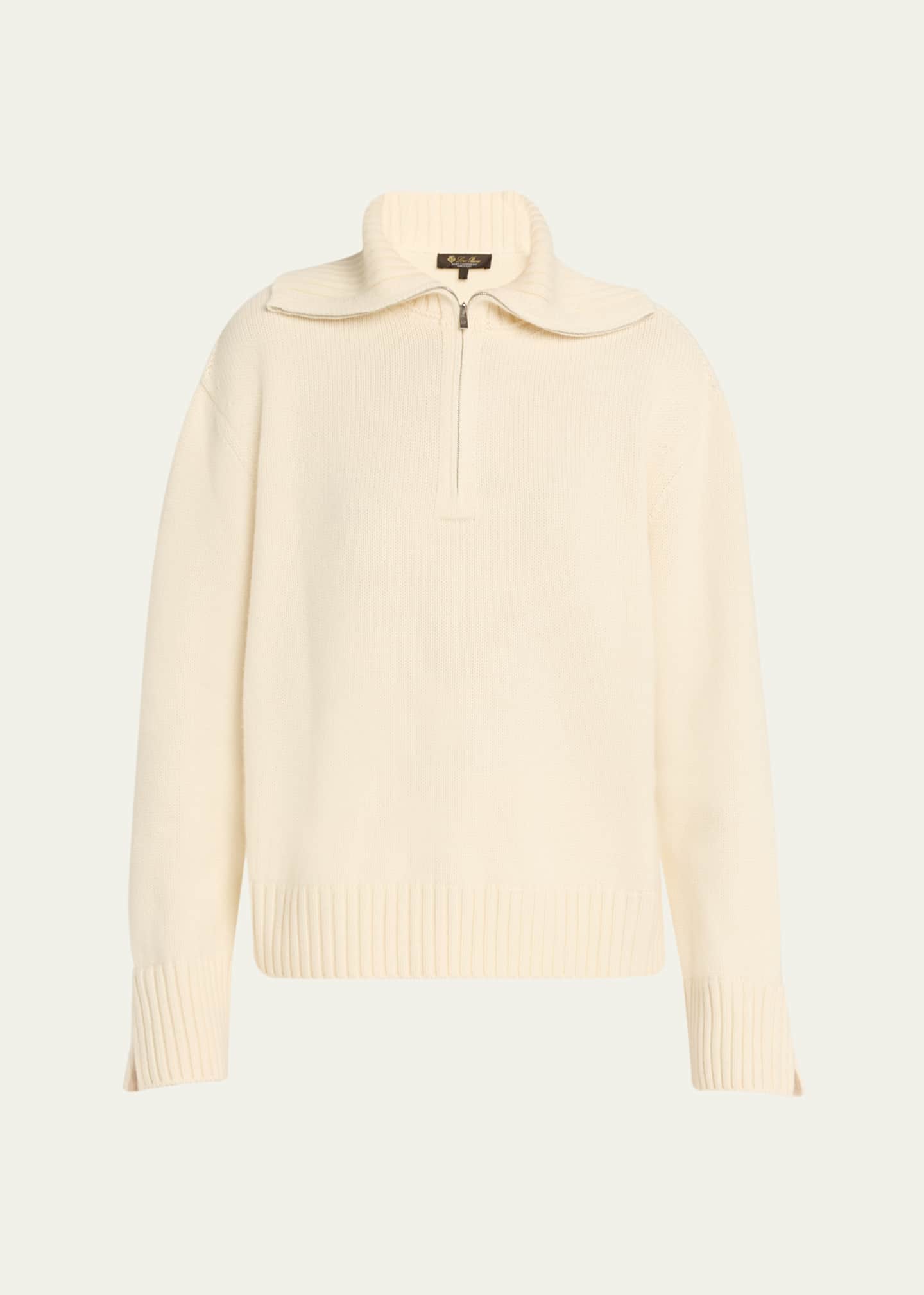 Loro Piana Parksville Cashmere Quarter-Zip Sweater - Bergdorf Goodman