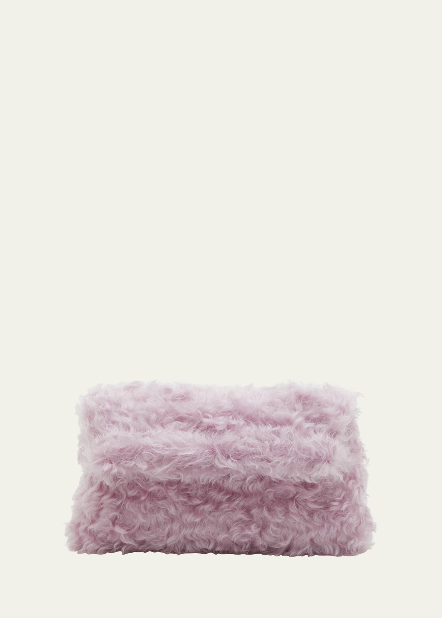 Faux fur sales clutch bag