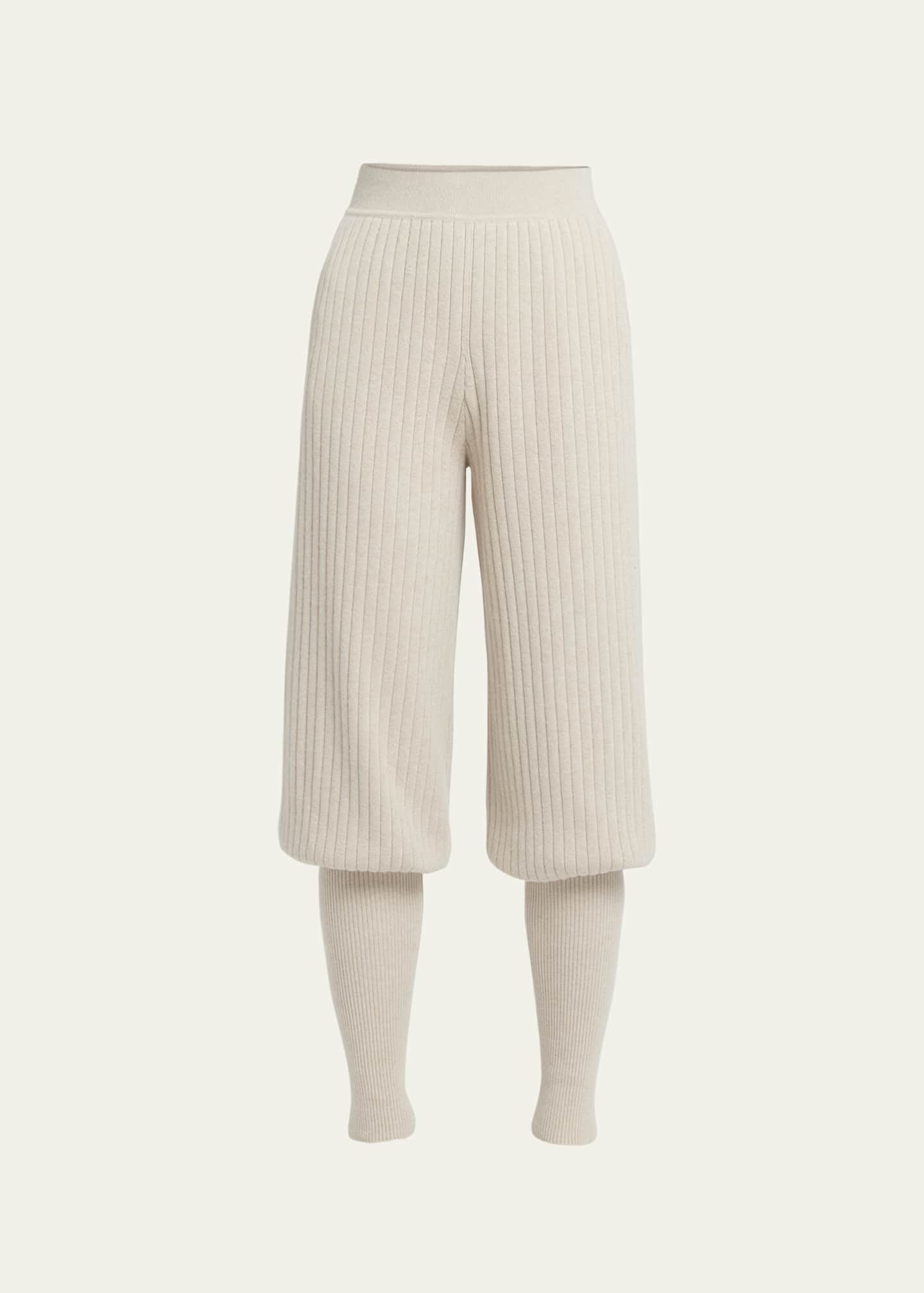 Cashmere knitted briefs –