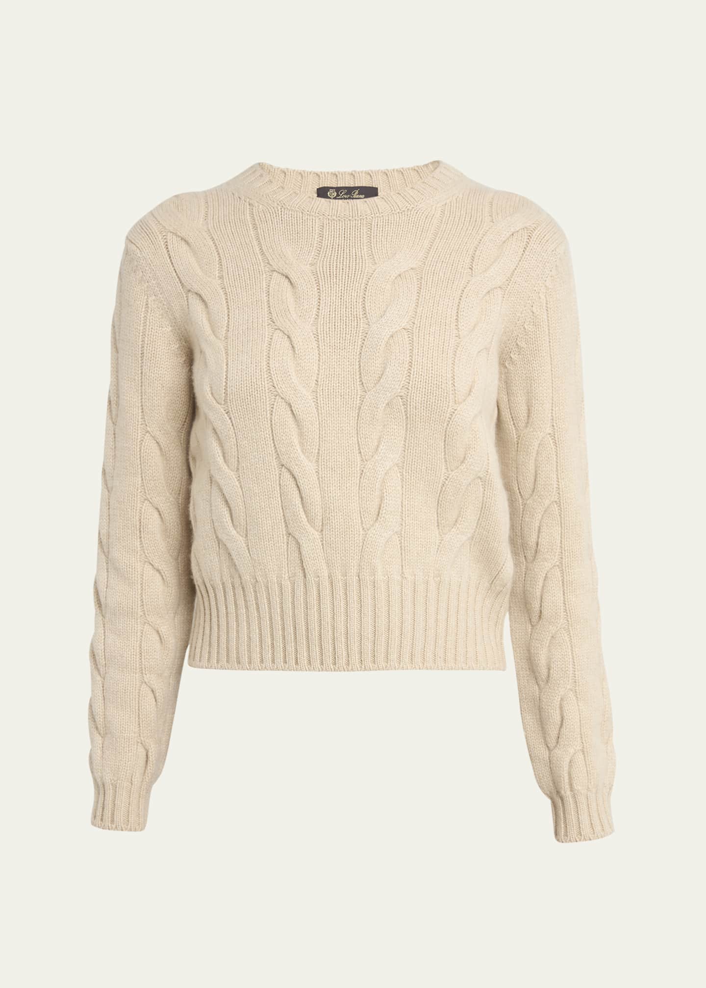全品送料0円 Cashmere Napier Piana Loro Cable-Knit Goodman Bergdorf - Sweater トップス