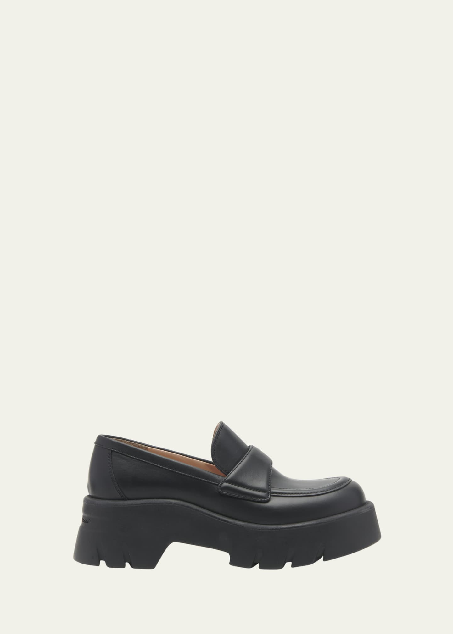 【国内即発送】 Lug-Sole Casual Leather Rossi Gianvito Loafers Bergdorf - 靴