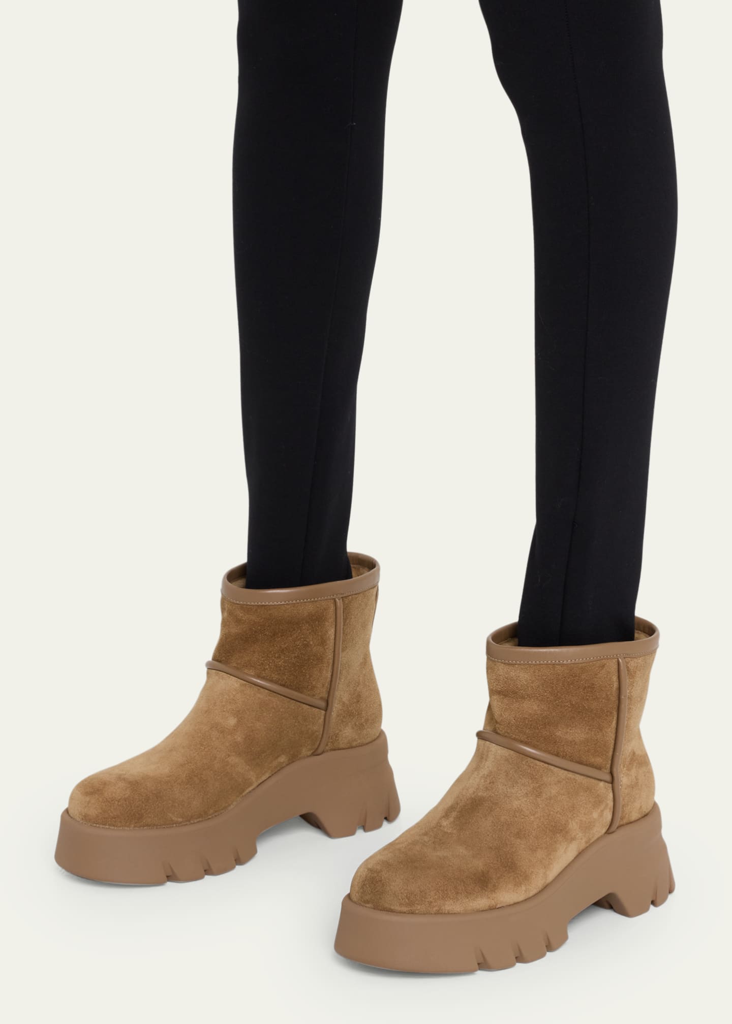 Shearling lined bootie 2025