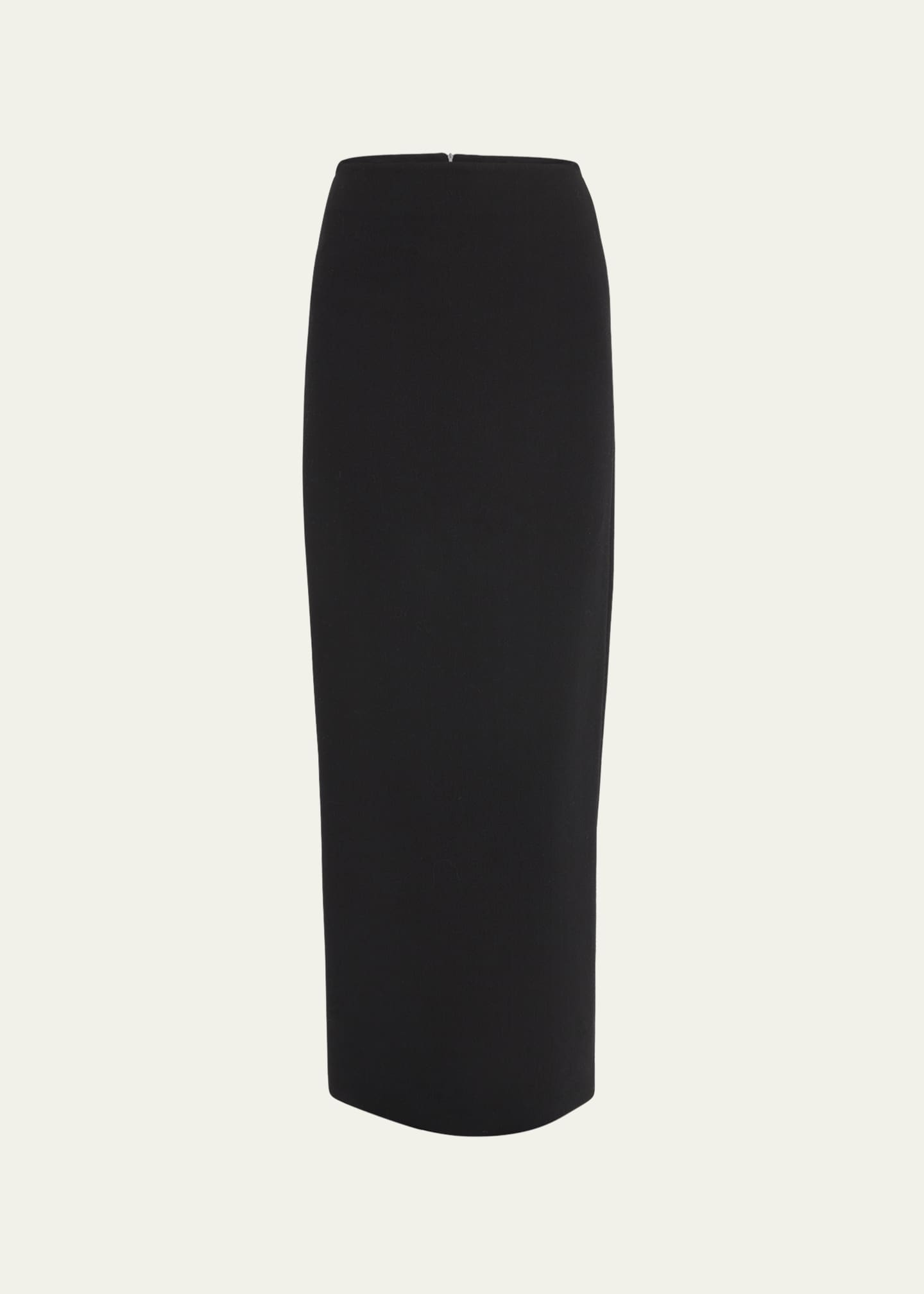 THE ROW Bartelle Pencil Wool Skirt - Bergdorf Goodman