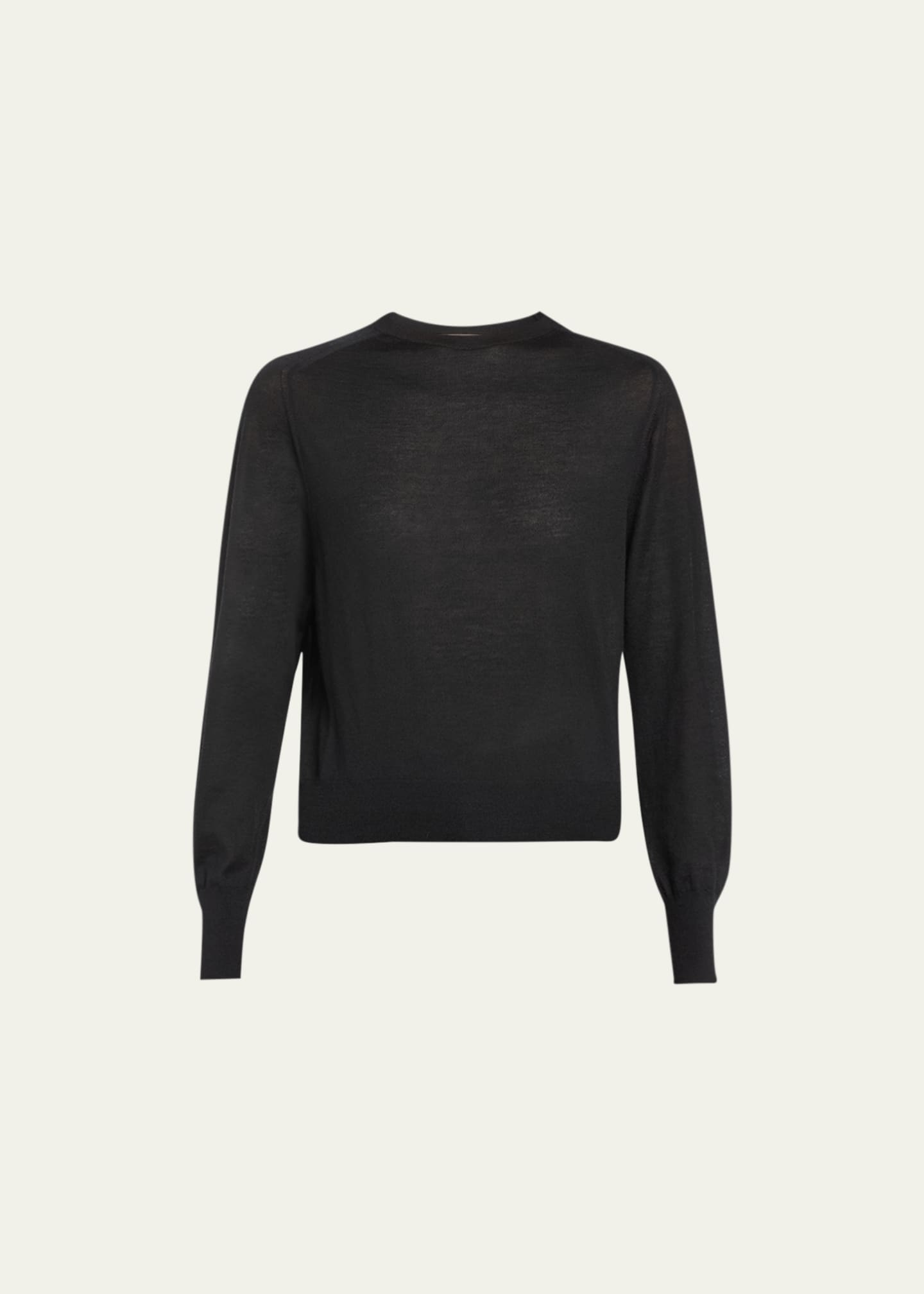 THE ROW Elmira Shrunken Cashmere Top Image 1 of 5