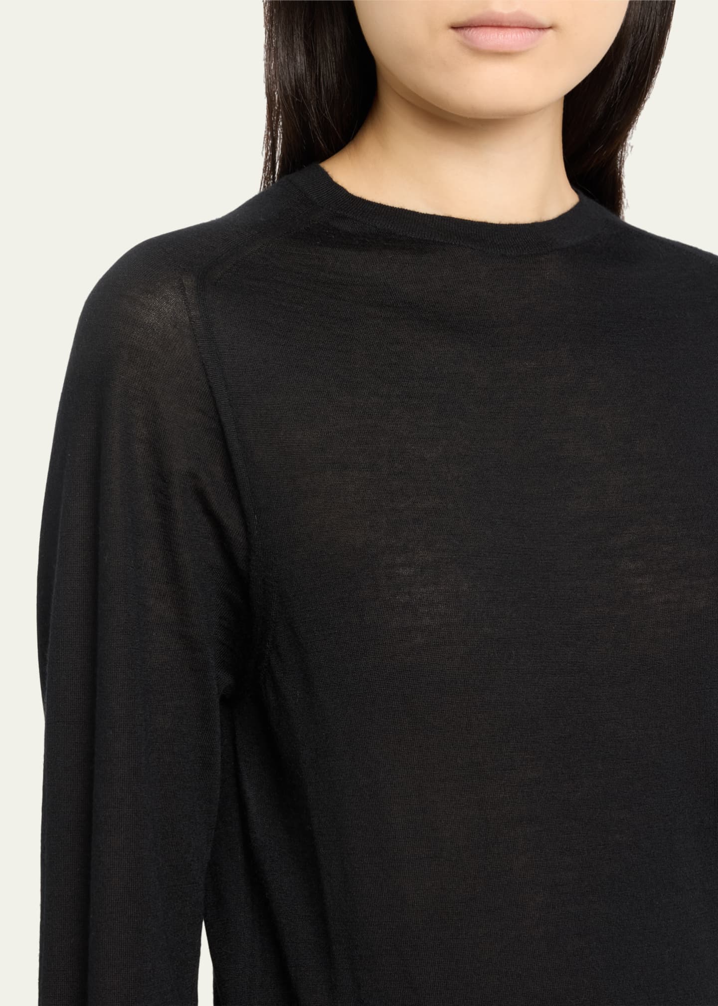 THE ROW Elmira Shrunken Cashmere Top Image 5 of 5