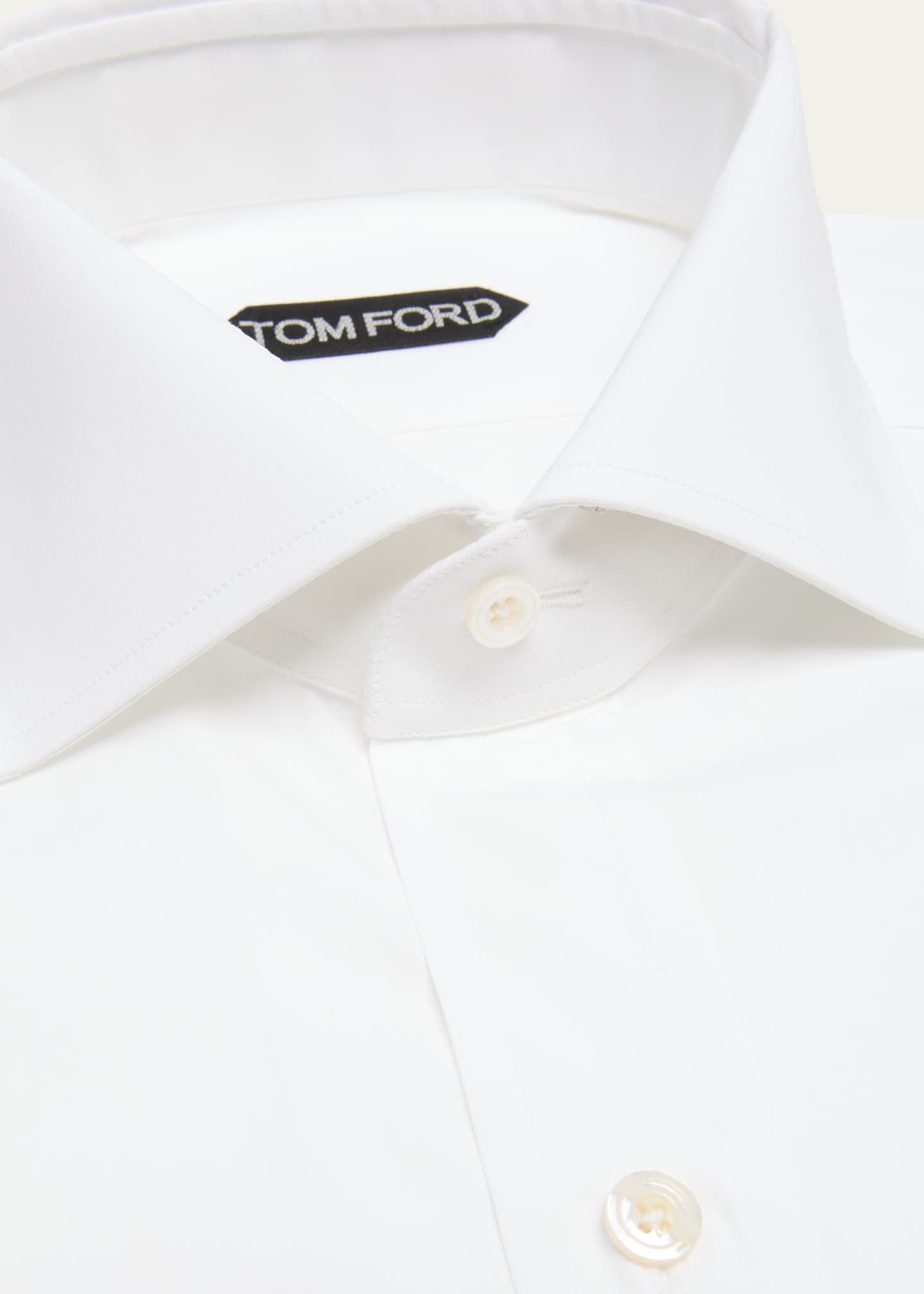 TOM FORD Men's Slim Fit Cotton Dress Shirt Image 2 of 2