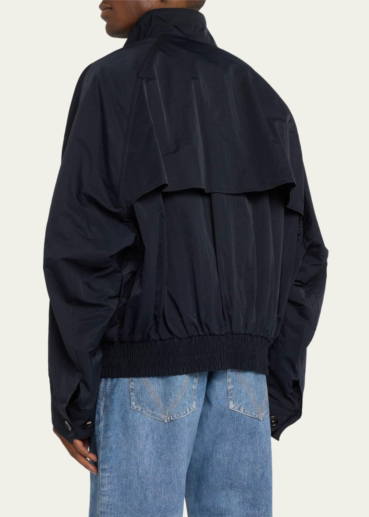 Bottega Veneta Men’s Technical Nylon Blouson Jacket
