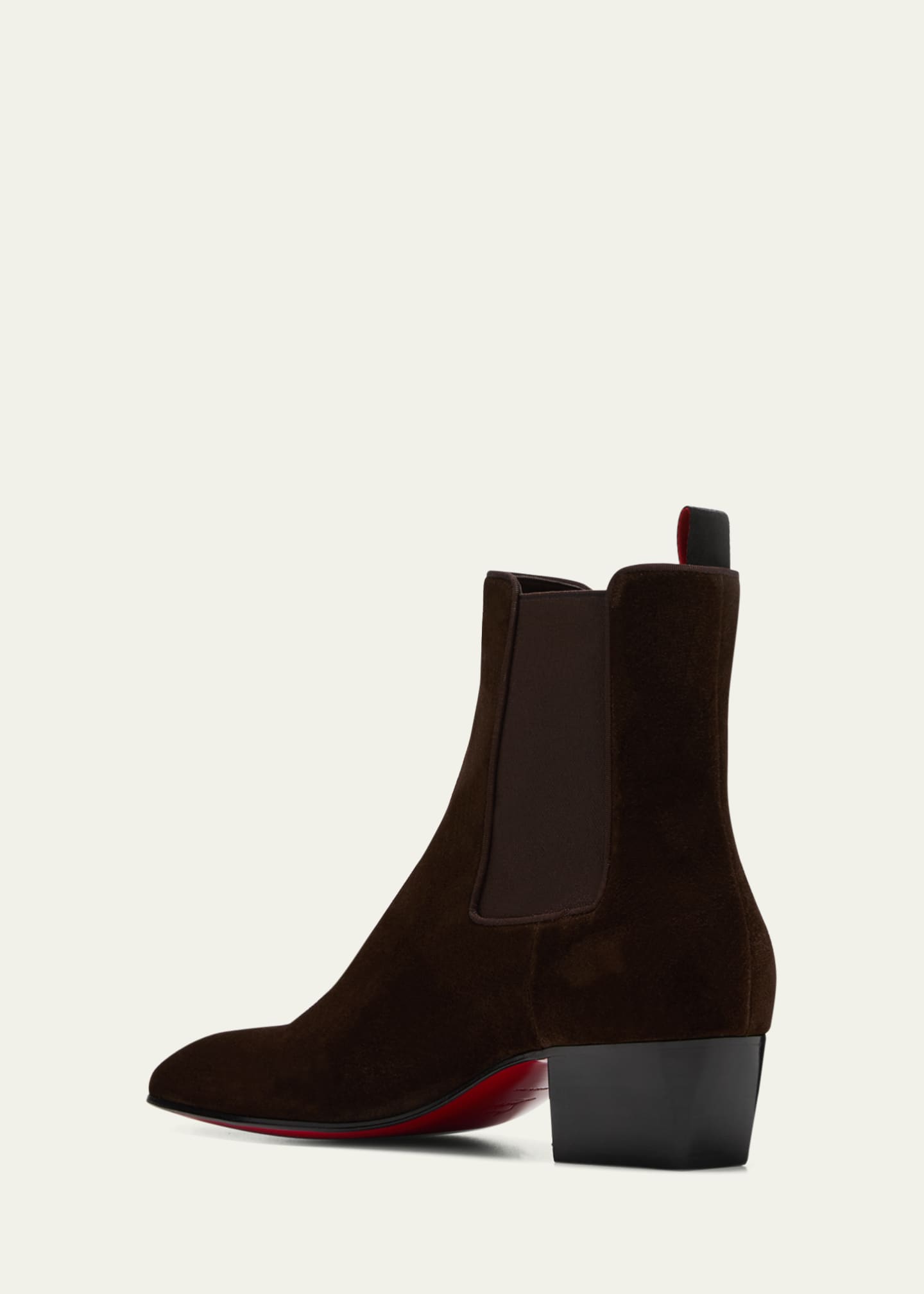 Red bottom chelsea boots mens clearance