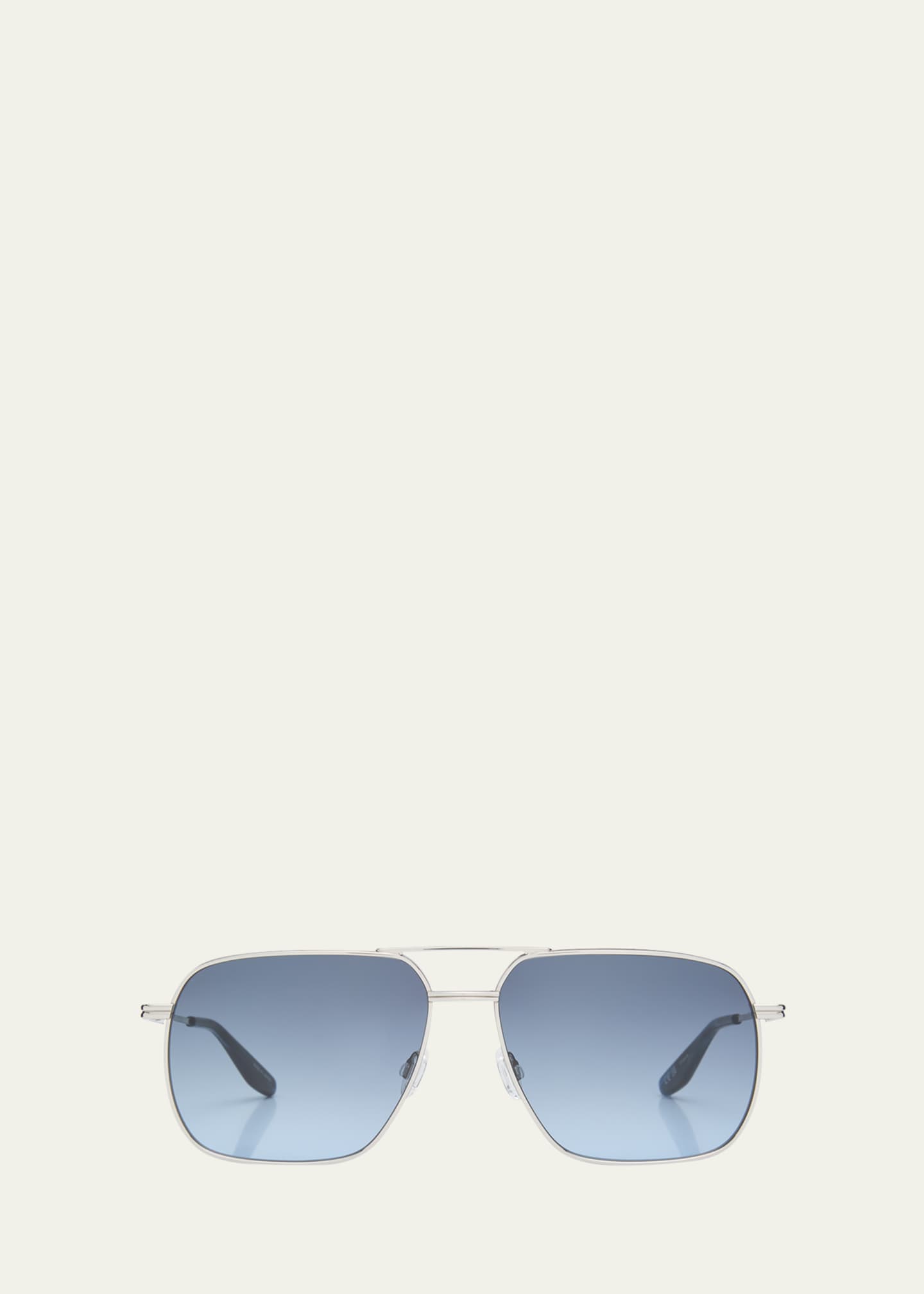 Barton Perreira x 007 Men's Royale Double-Bridge Titanium Aviator Sunglasses Image 1 of 2