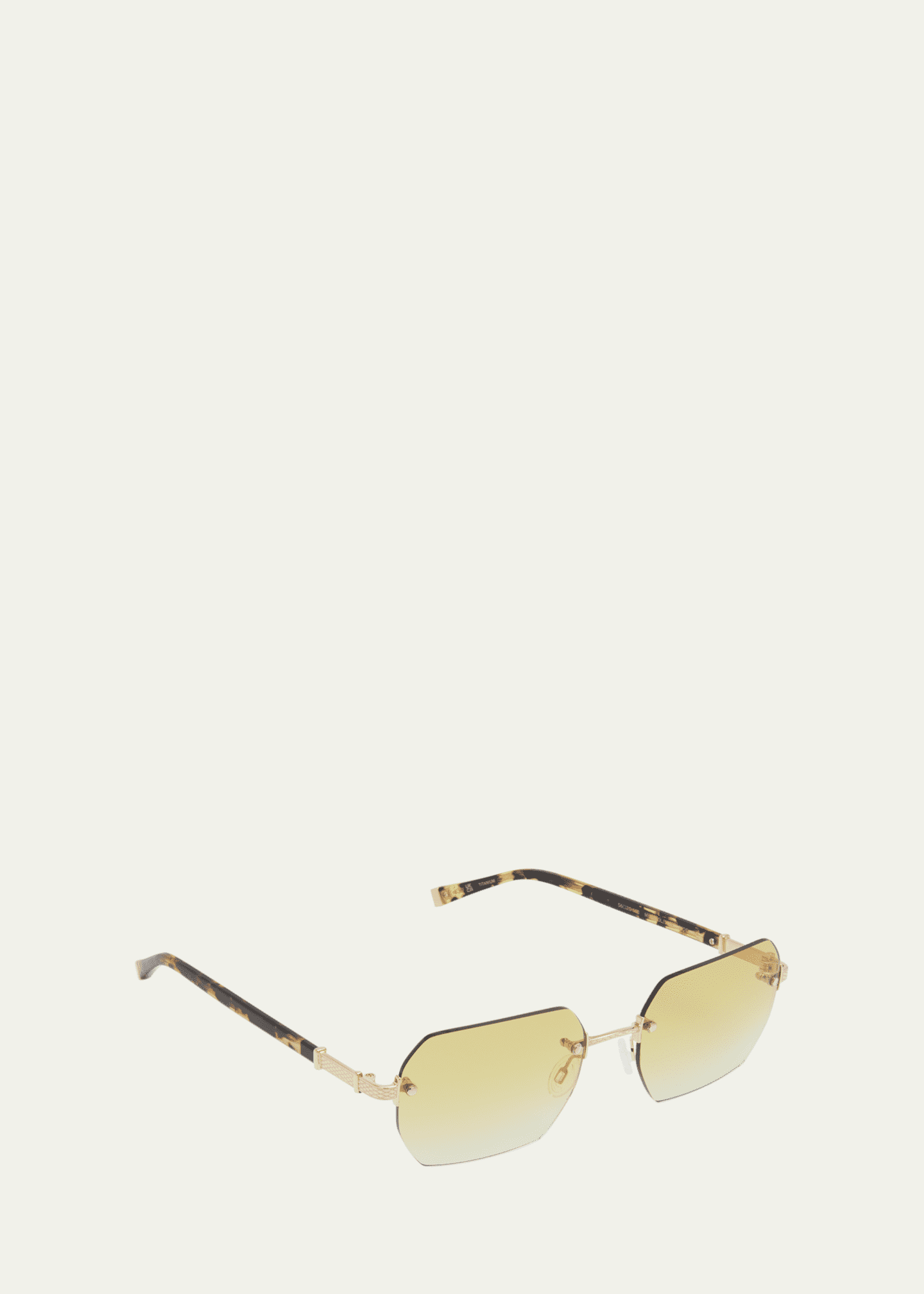 Barton Perreira Men's Jude Rimless Rectangle Sunglasses - Bergdorf Goodman