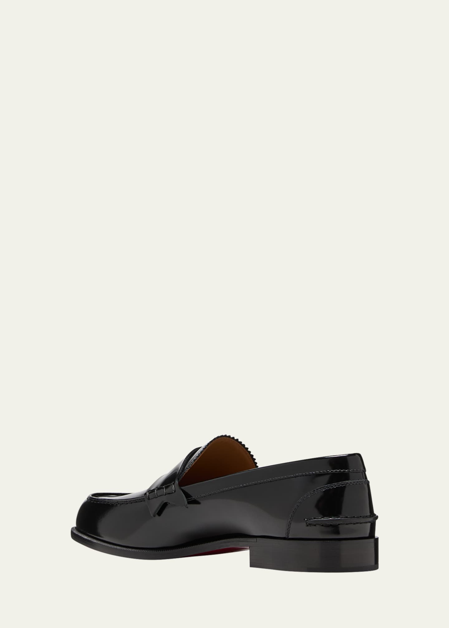 Mens patent leather louboutin deals