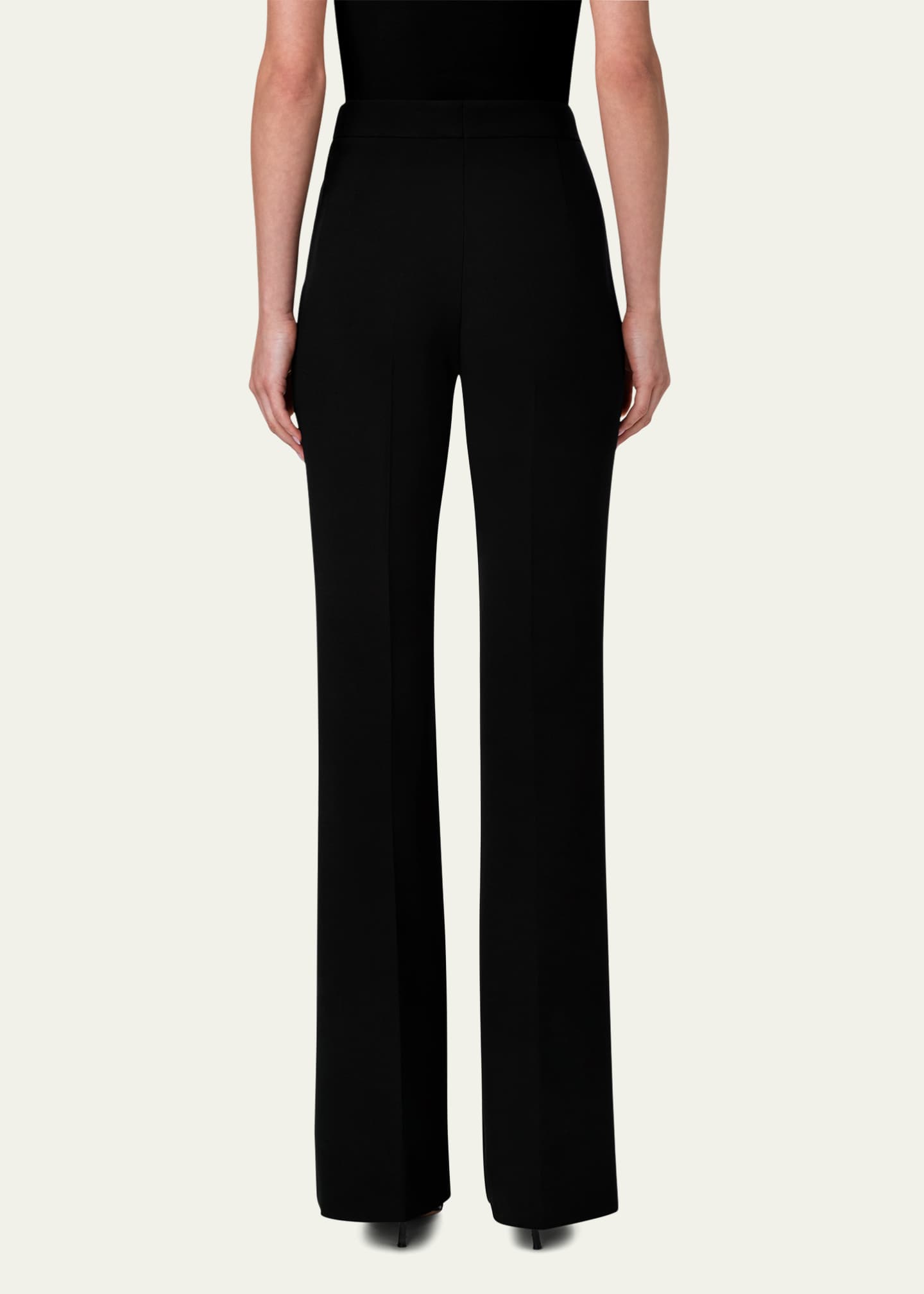 Akris Farida DoubleFace Wool BootCut Pants Bergdorf Goodman
