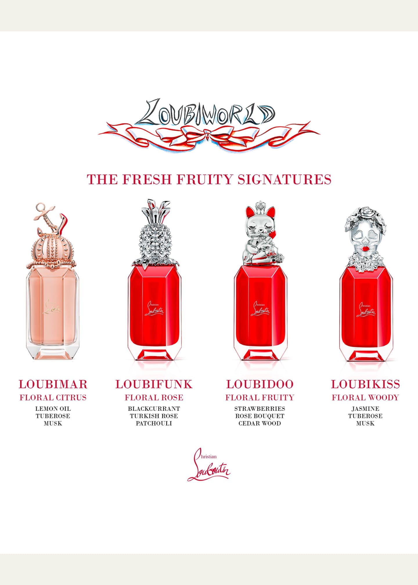 Christian Louboutin Loubiworld Fragrance Scent Library 2023 11 x 4 mL