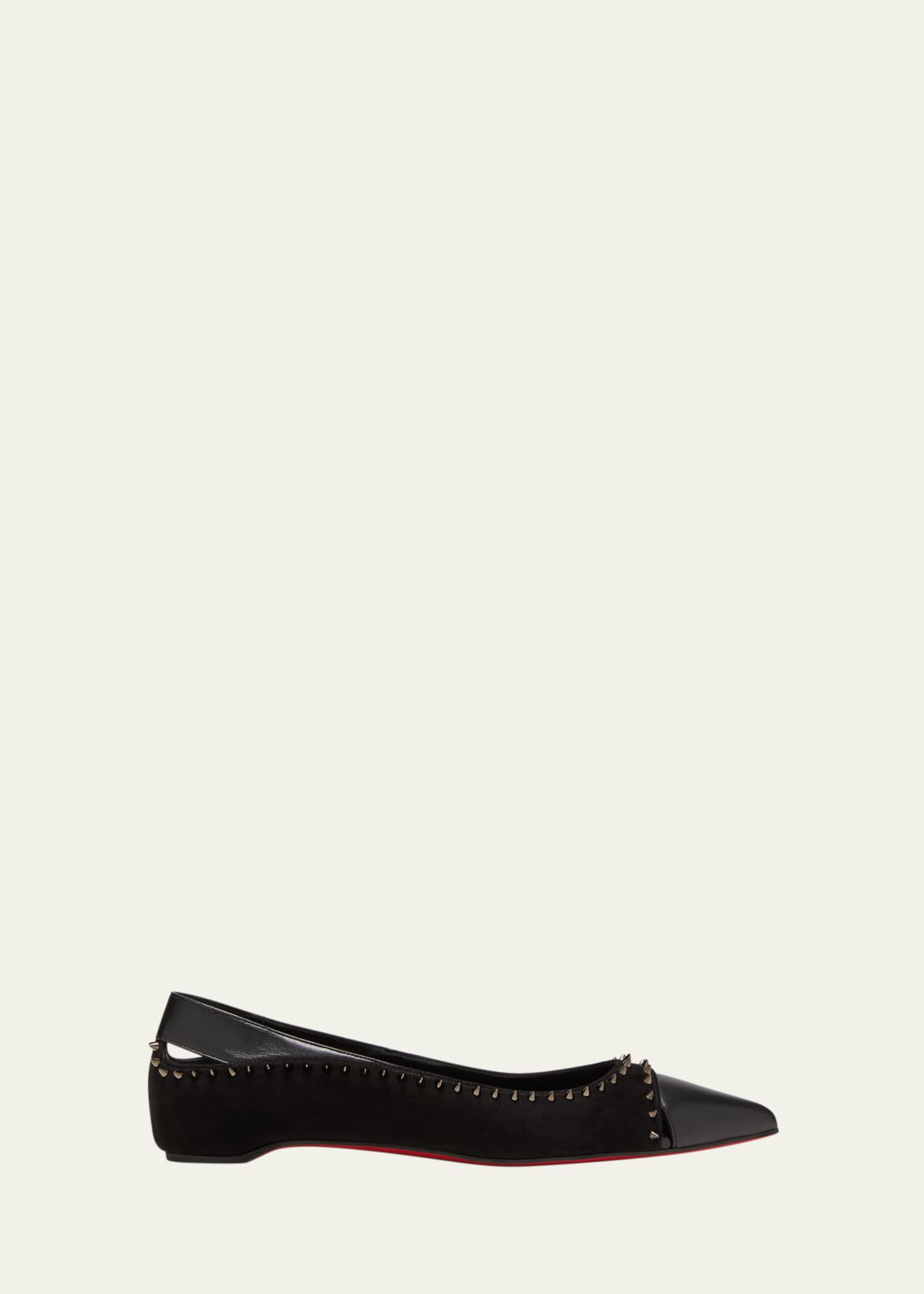 Spiked ballet flats outlet