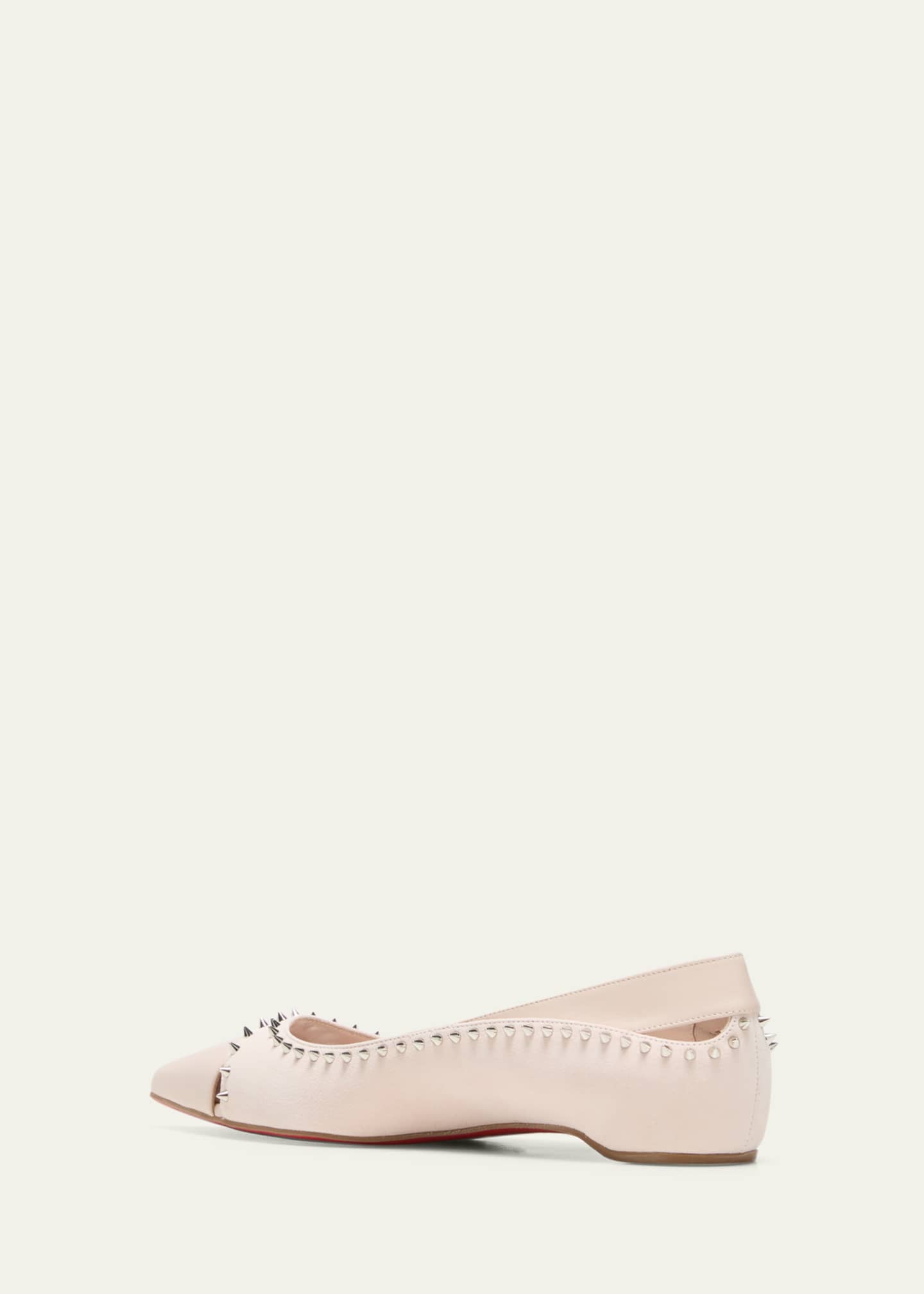 Red bottom ballet flats outlet