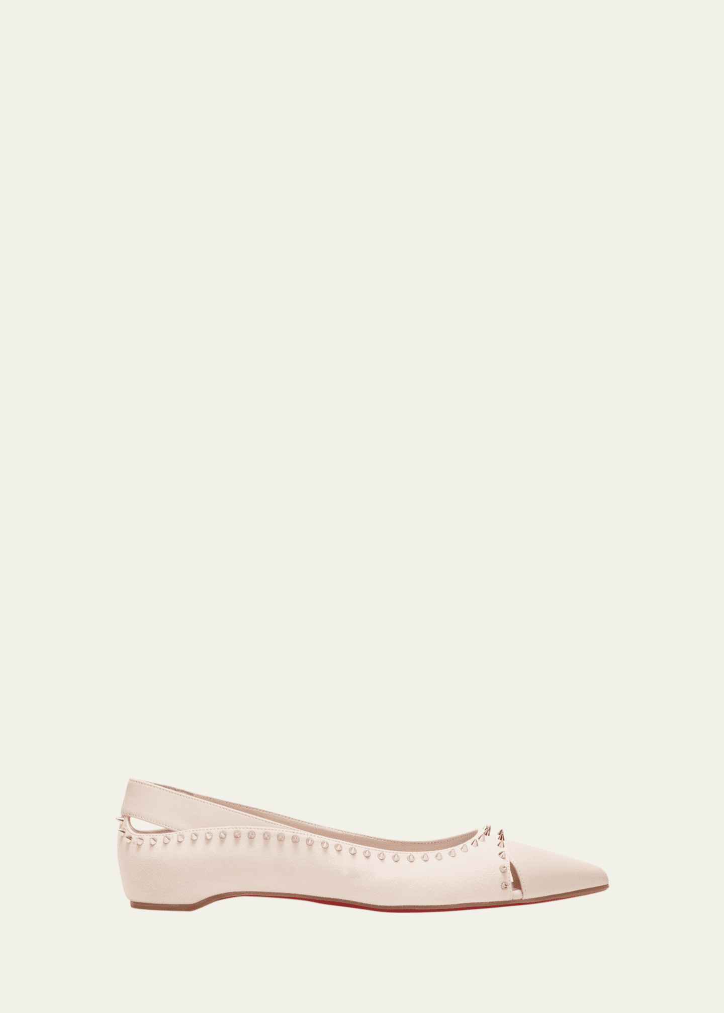 Red bottom ballet flats discount