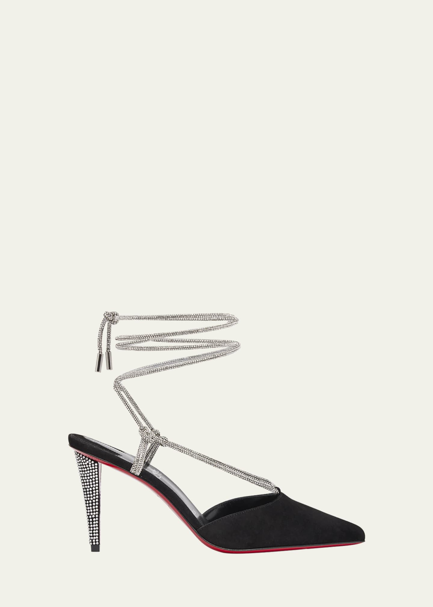 Louboutin deals wrap heels