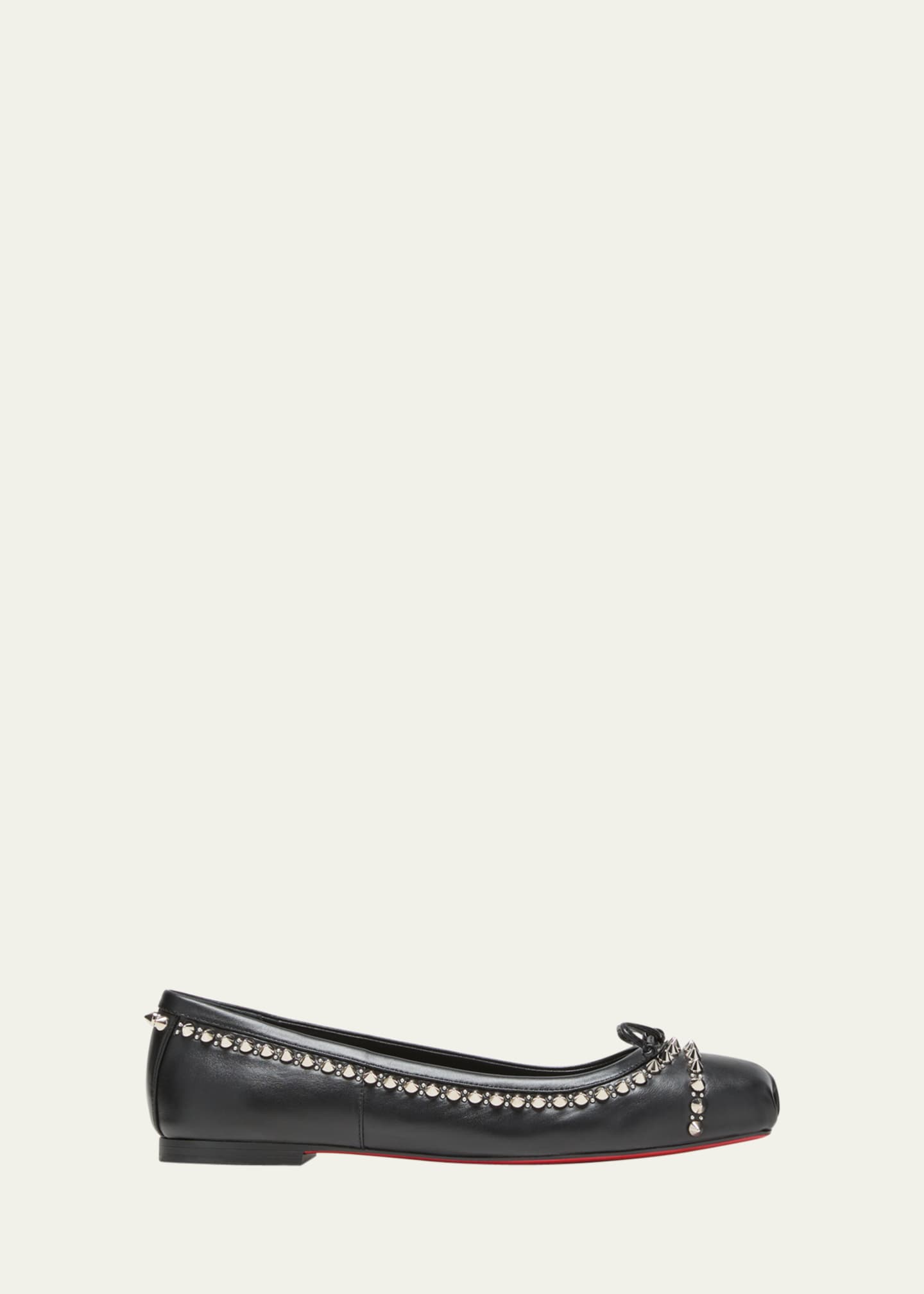 Christian louboutin flats with spikes sales