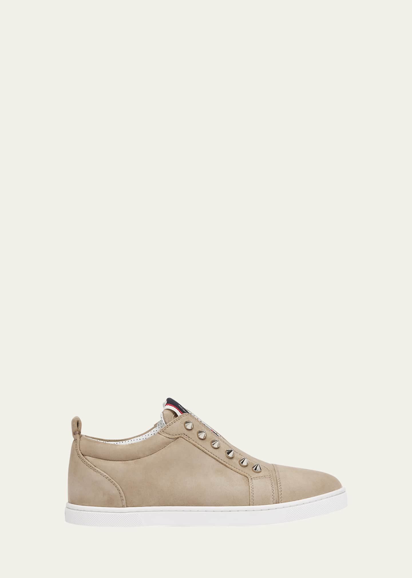 Suede red bottoms sale