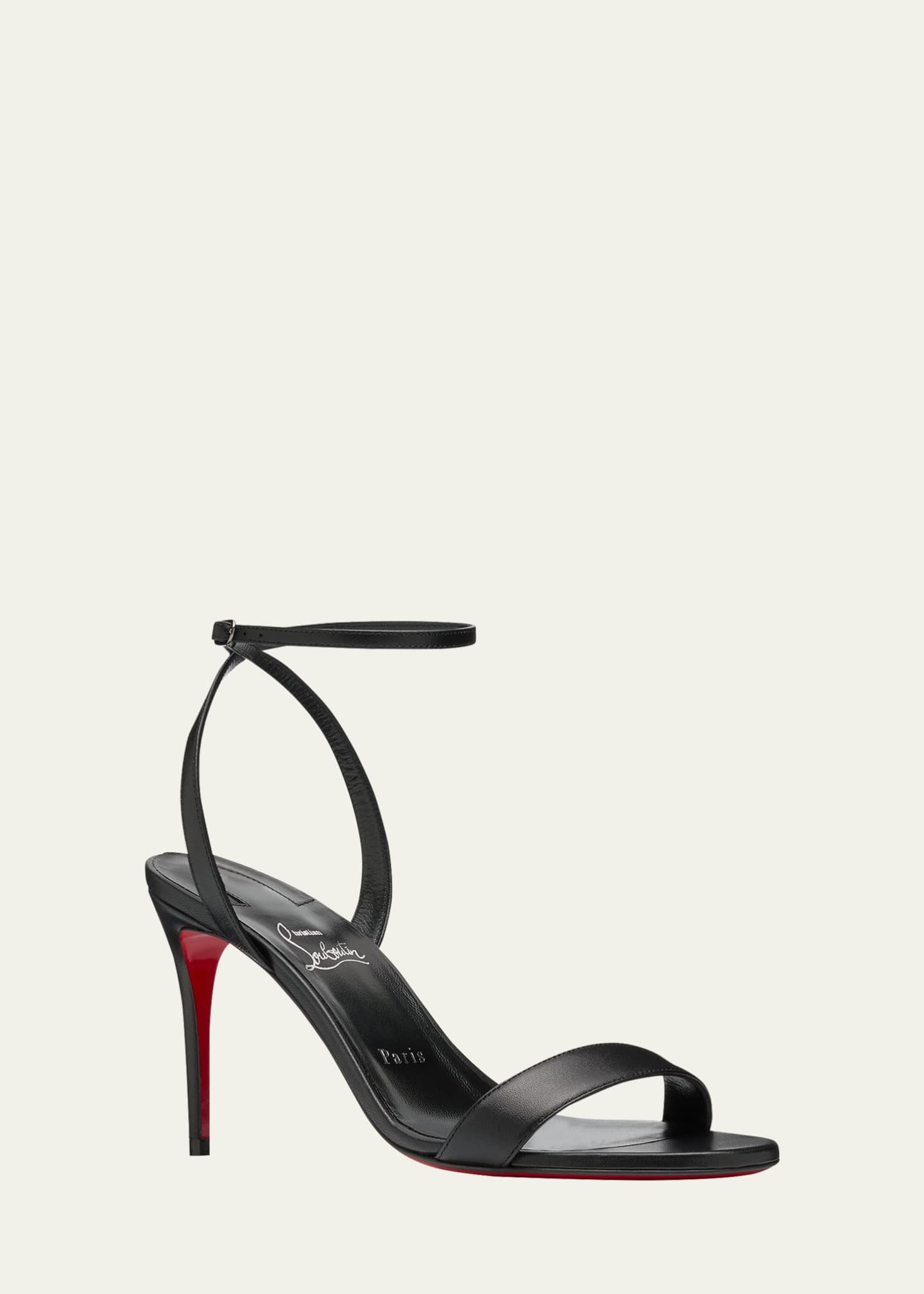 Christian Louboutin Loubigirl Ankle-Strap Red Sole Sandals Image 2 of 5