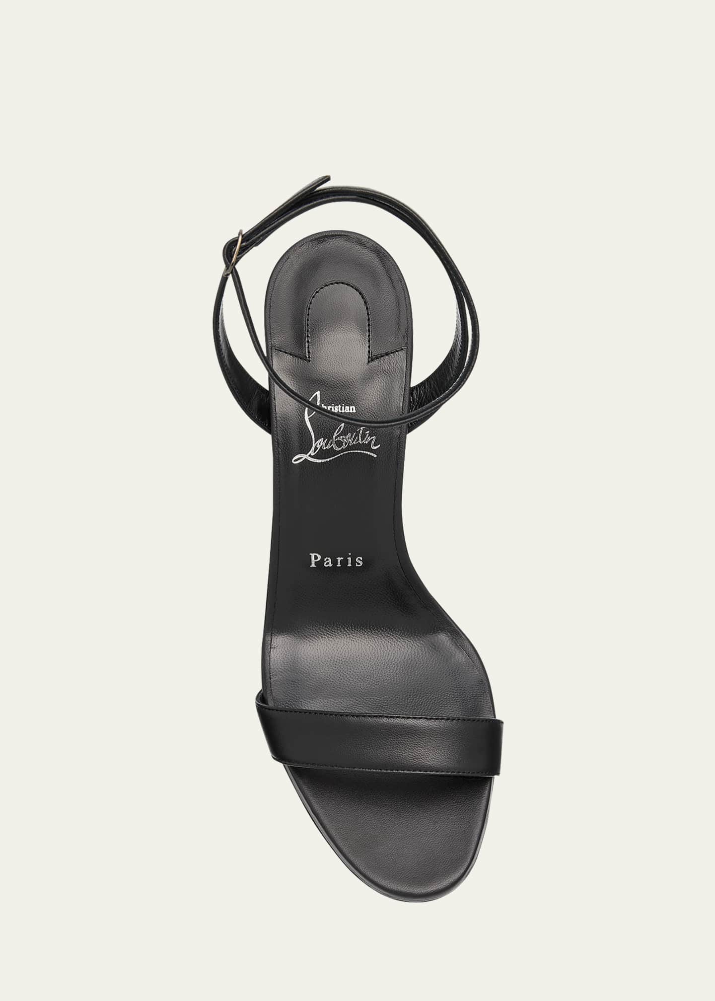 Christian Louboutin Loubigirl Ankle-Strap Red Sole Sandals Image 5 of 5