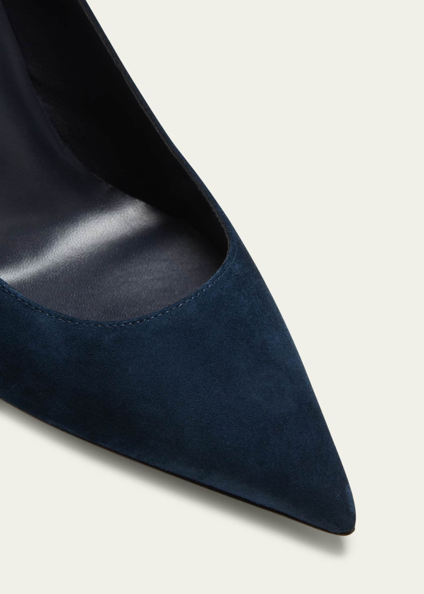 Christian Louboutin Kate Suede Red Sole Classic Pumps Image 5 of 6