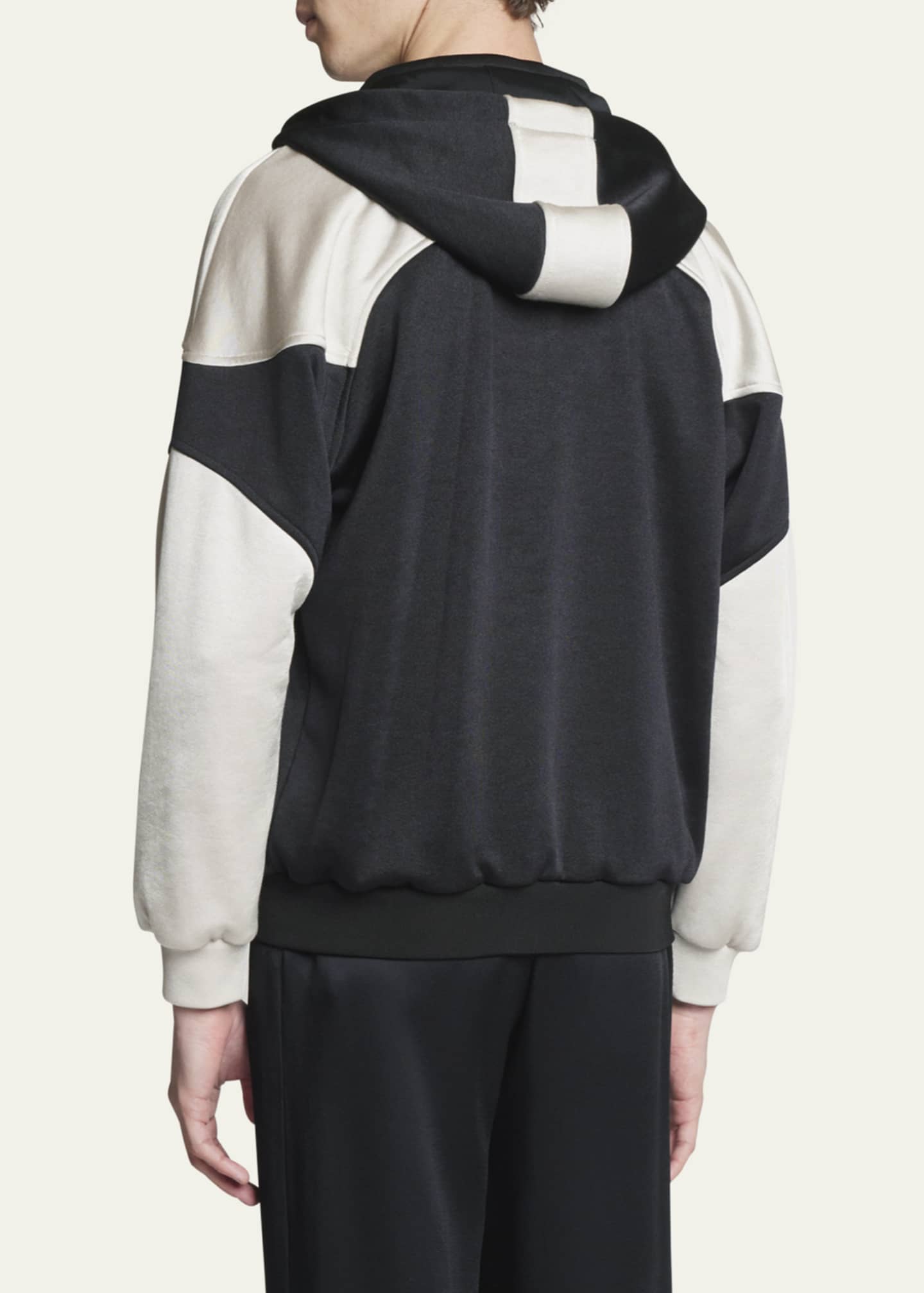 Saint Laurent Men's Retro Zip Hoodie Bergdorf Goodman