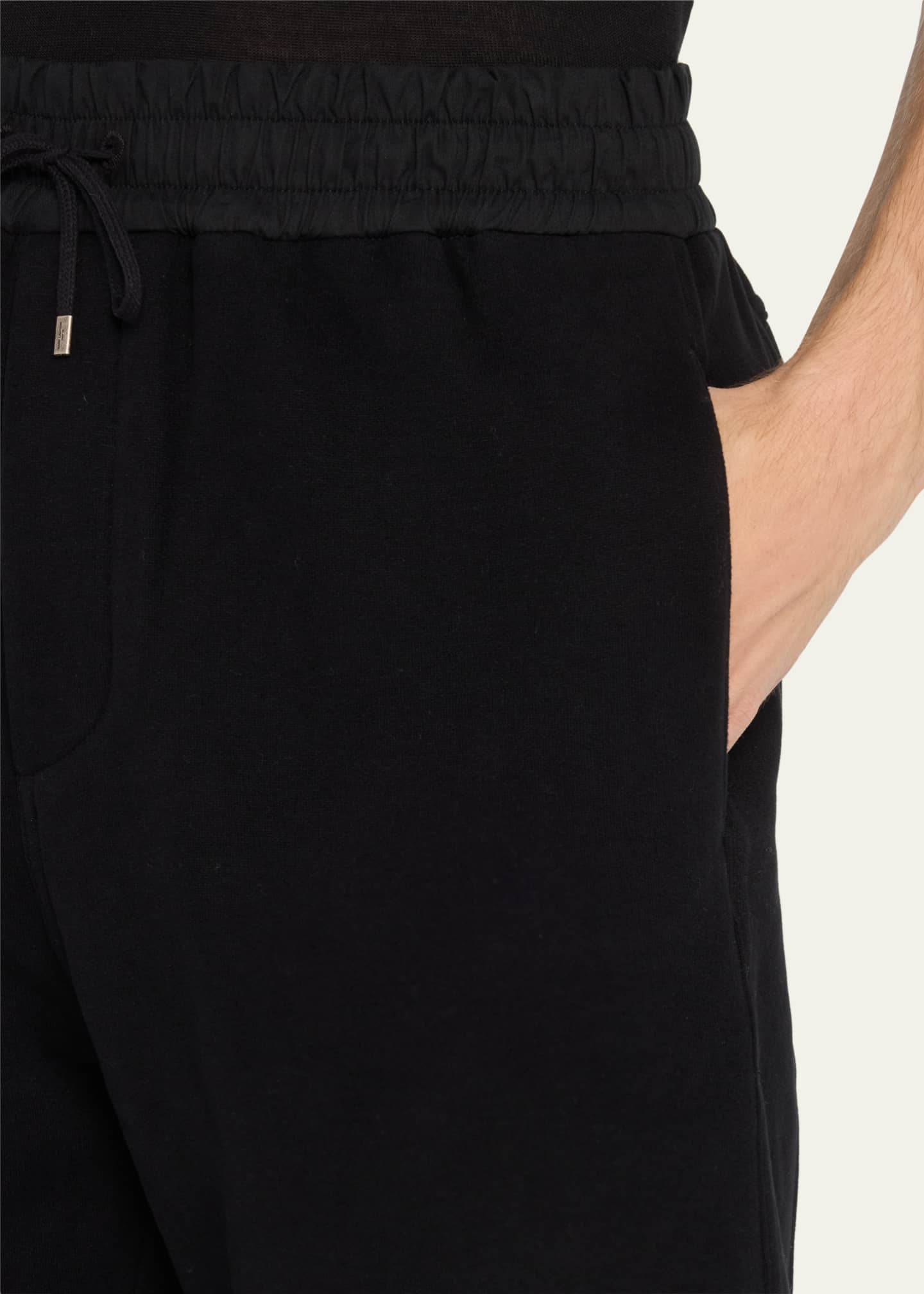 Saint Laurent Men's Wide-Leg Sweatpants - Bergdorf Goodman