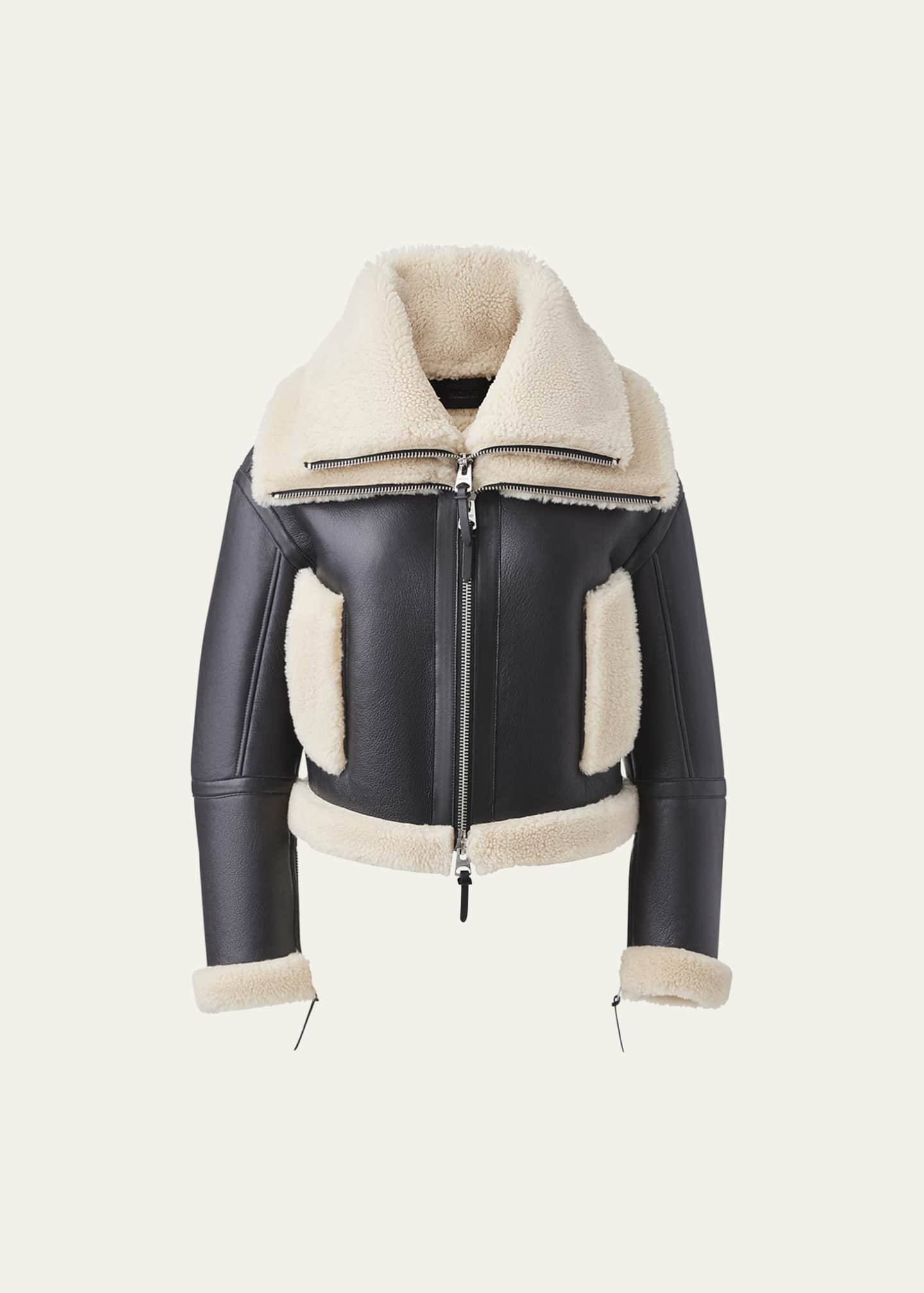 Gucci Fur jacket with double G logo  Clothes design, Shearling jacket  women, Clothes