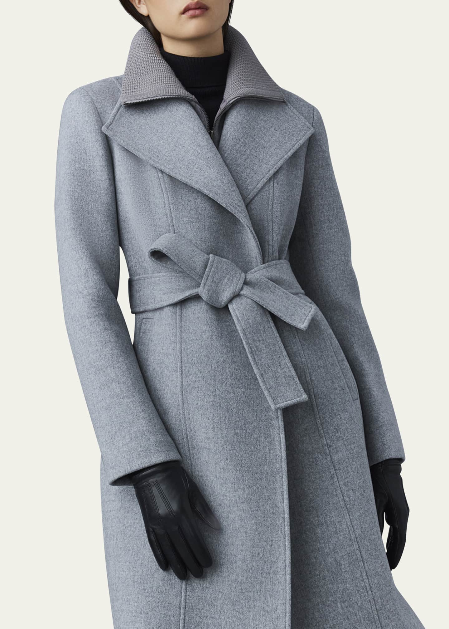 Mackage grey outlet wool coat