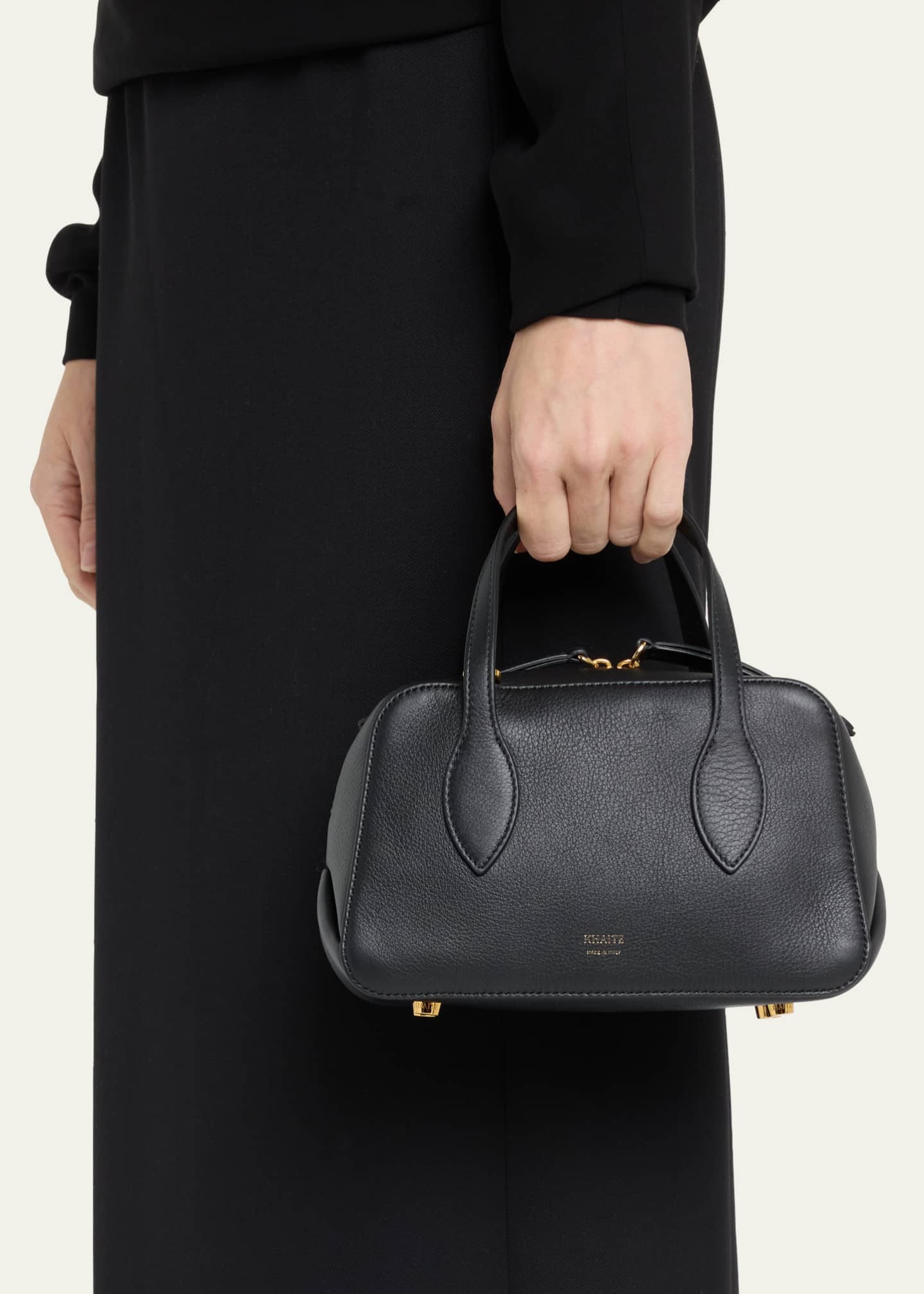 Khaite Maeve Small Zip Leather Crossbody Bag Bergdorf Goodman