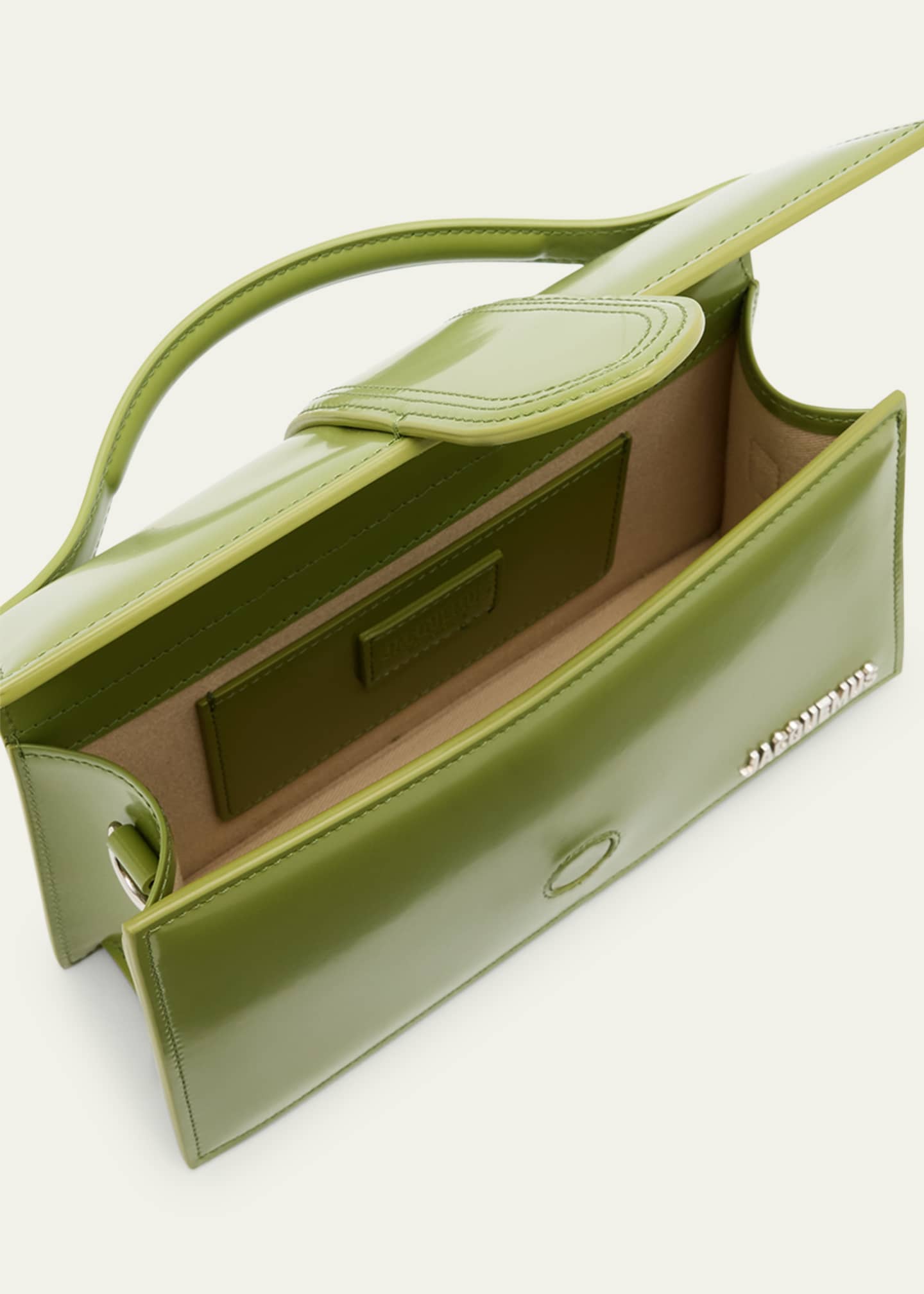 Jacquemus Le Grand Bambino Leather Crossbody Flap Bag Image 4 of 6