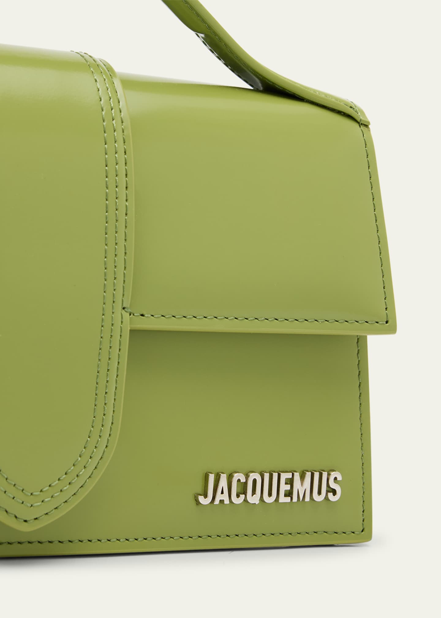 Jacquemus Le Grand Bambino Leather Crossbody Flap Bag Image 6 of 6