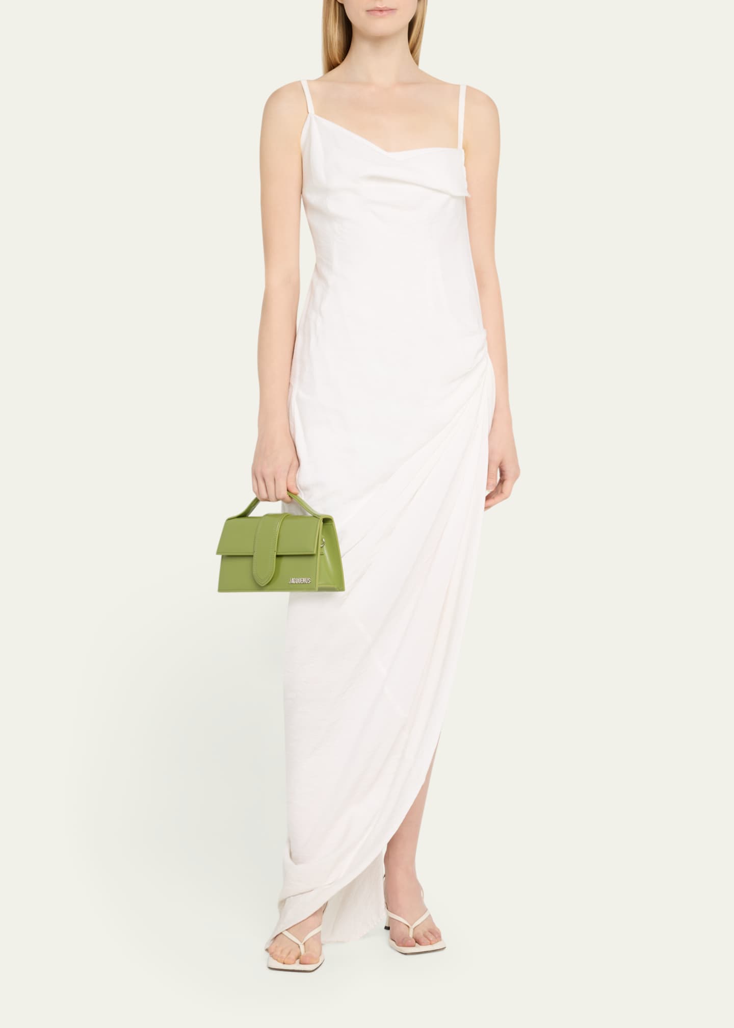 Jacquemus Le Grand Bambino Leather Crossbody Flap Bag Image 5 of 6