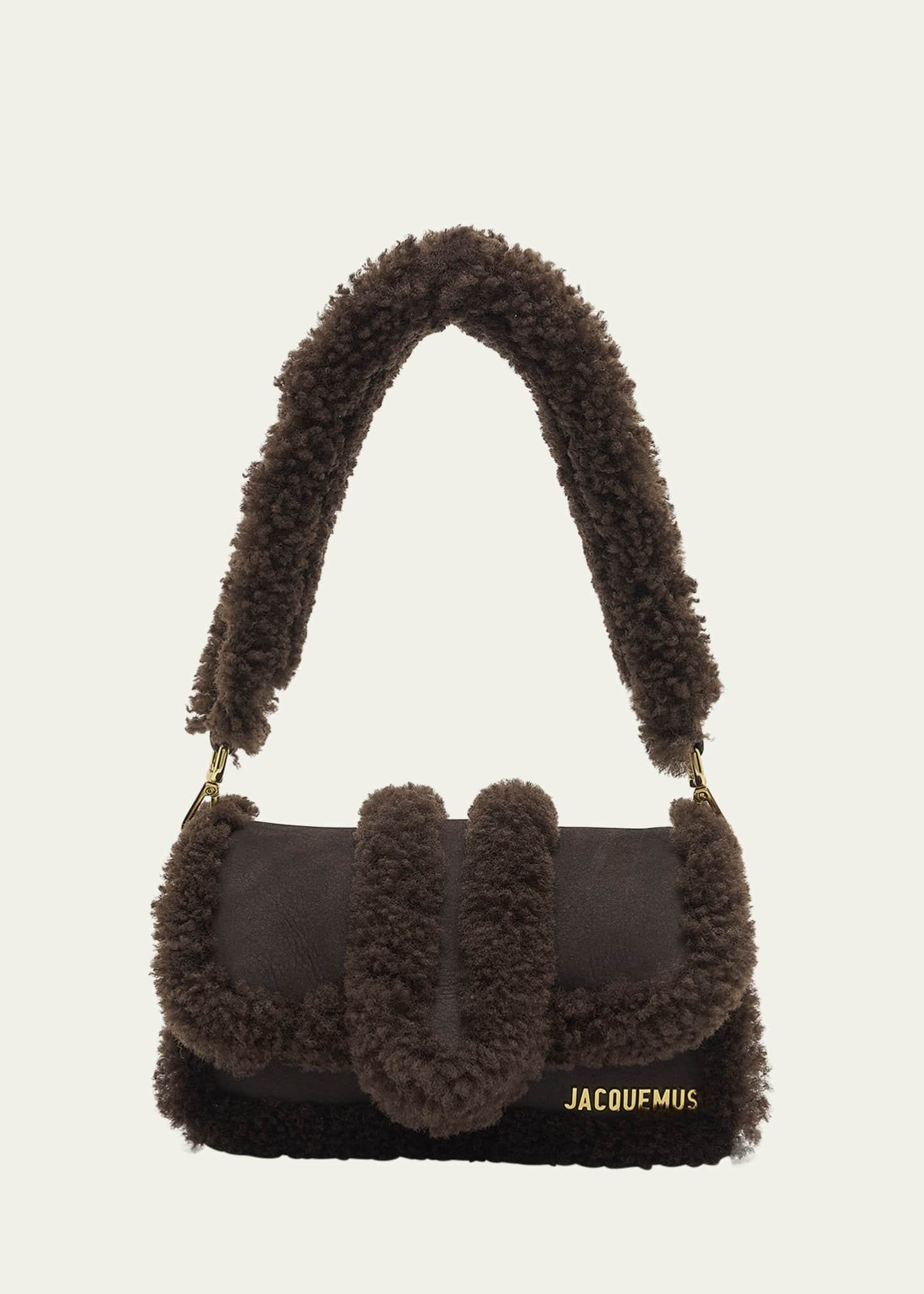 Shearling sales shoulder bag