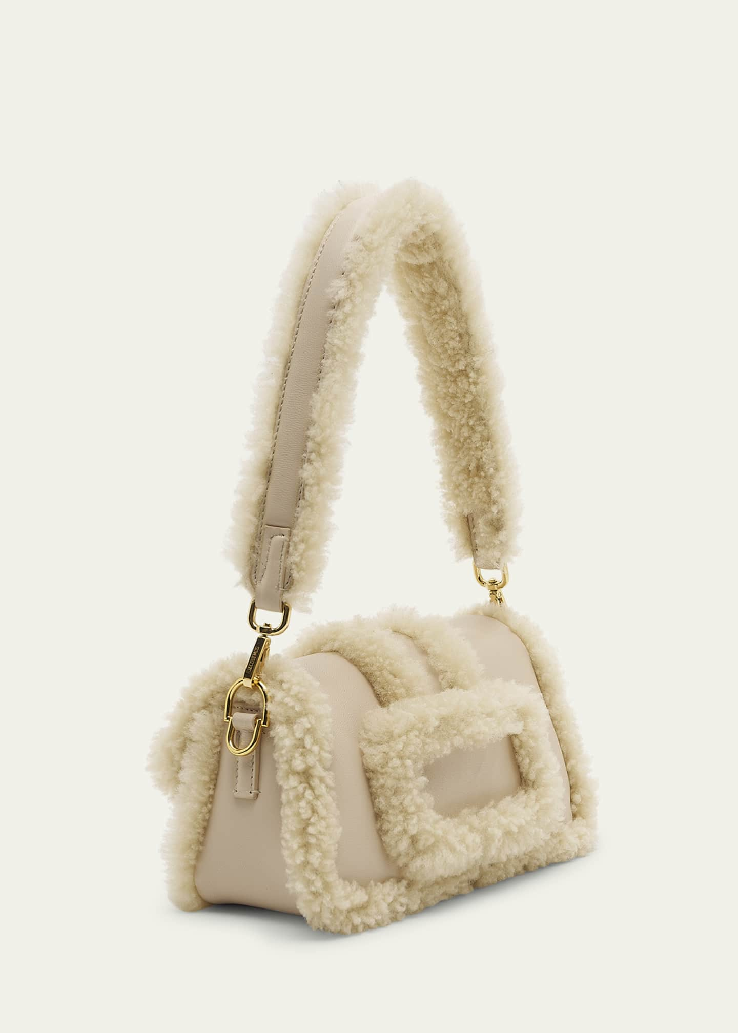 Jacquemus Le Petit Bambimou Sheep Shearling Shoulder Bag - Bergdorf Goodman