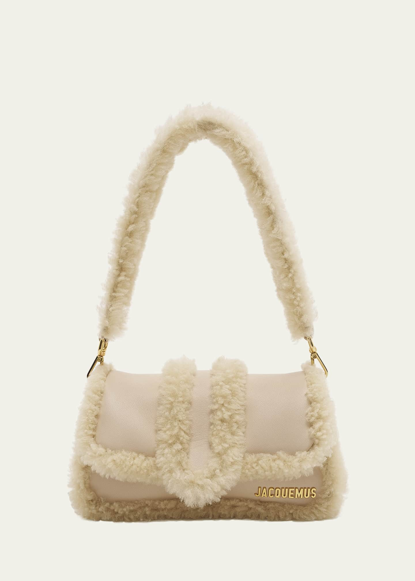 Jacquemus Le Petit Bambimou Sheep Shearling Shoulder Bag - Bergdorf Goodman