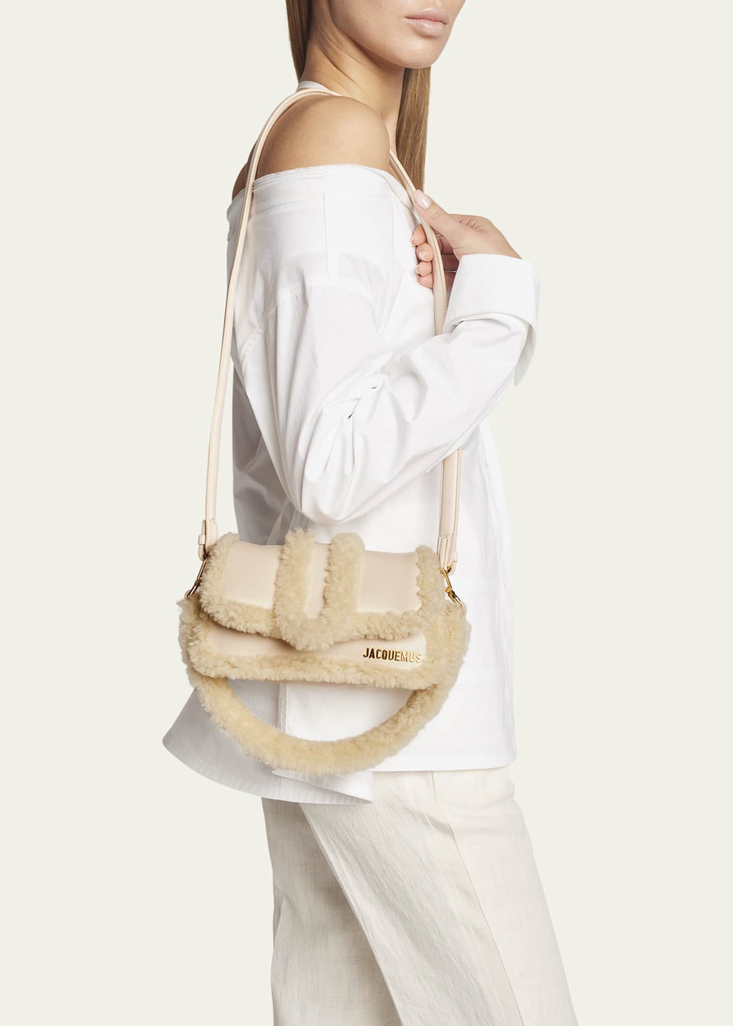 Shearling discount sheep bag