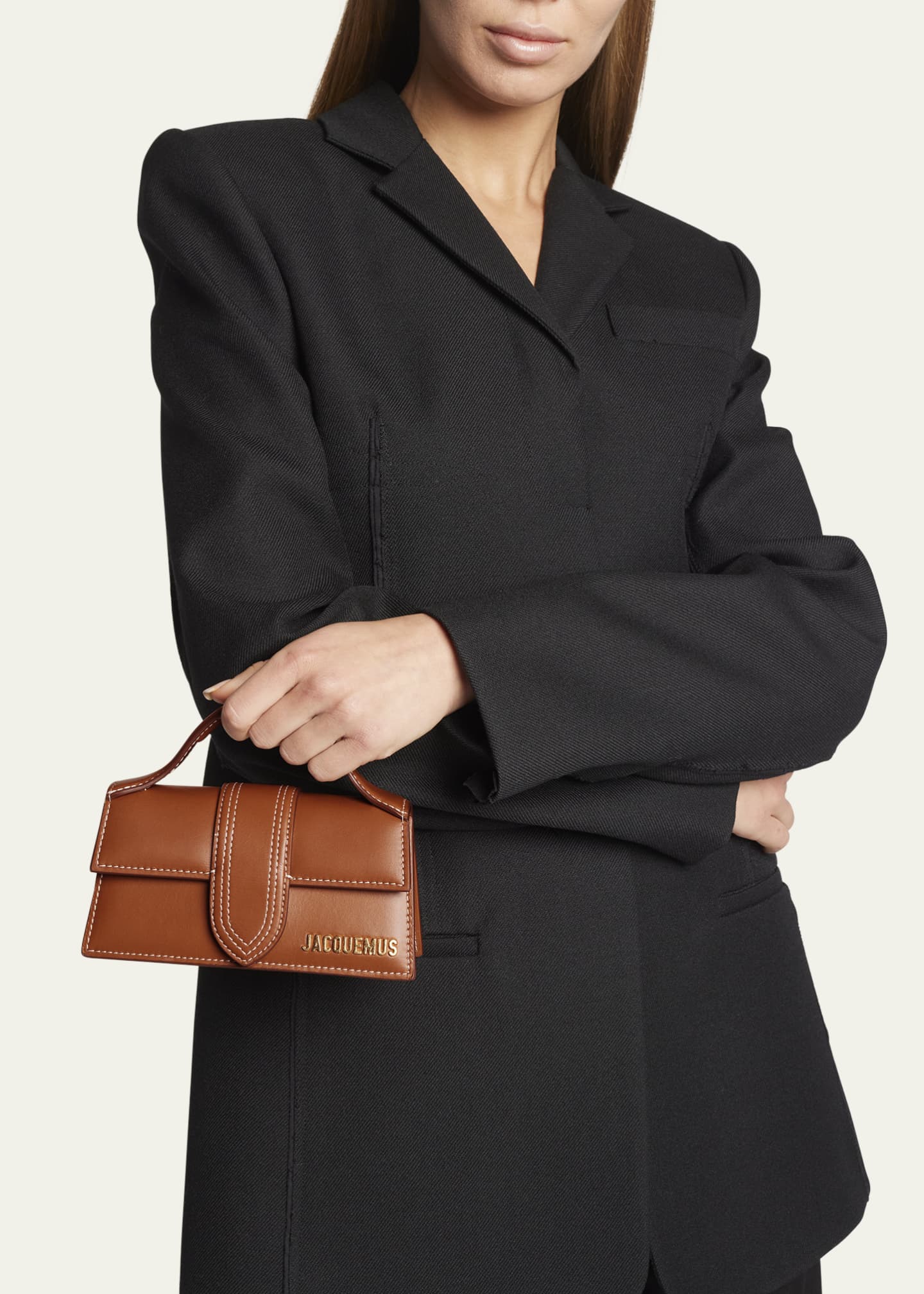 【関税・送料込み】Jacquemus Le Bambino Leather Handbag Jacquemus Le Bambino Leather Crossbody Bag - Bergdorf Goodman