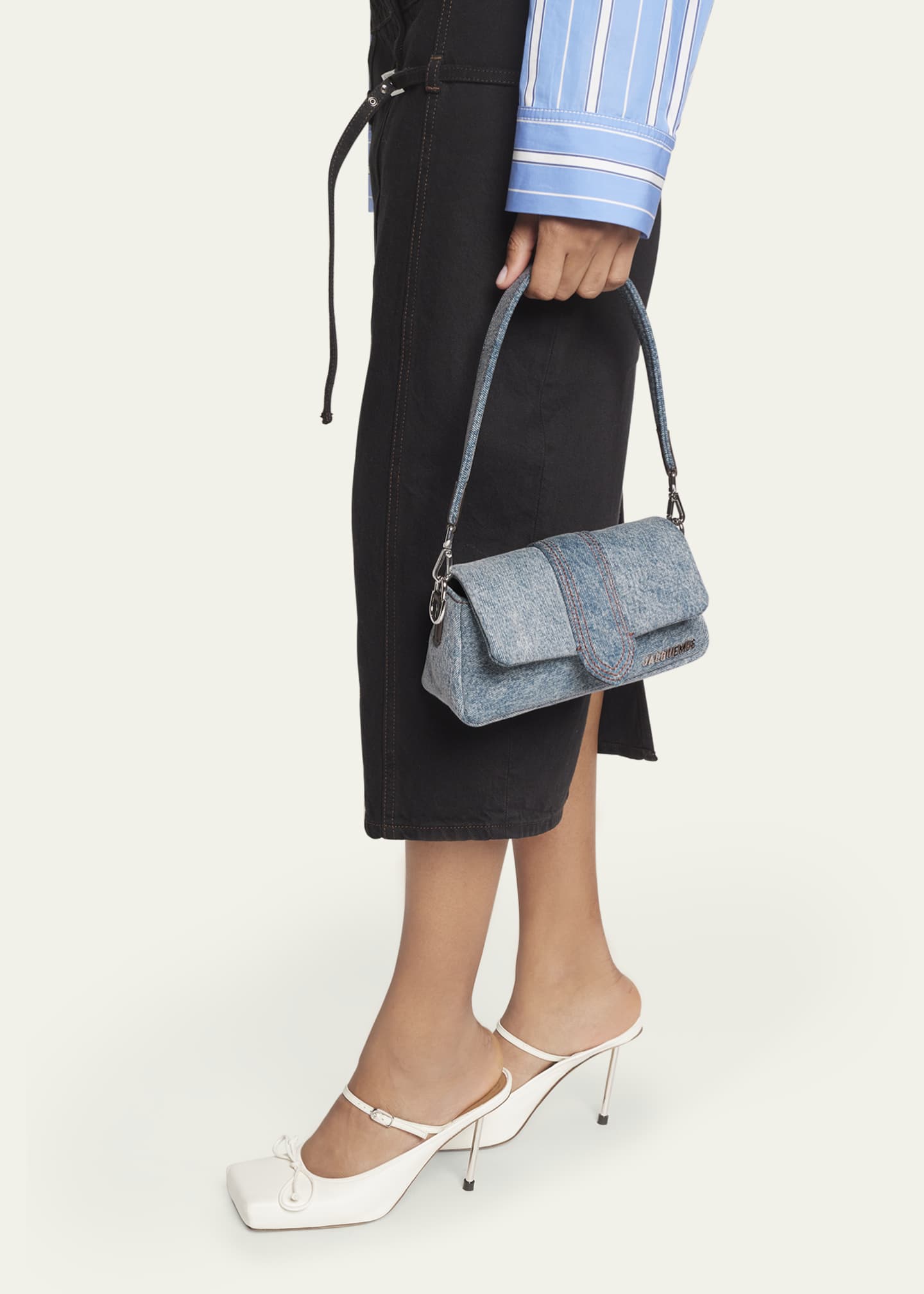 Jacquemus | Women Le Bambimou Denim Shoulder Bag Blue Unique