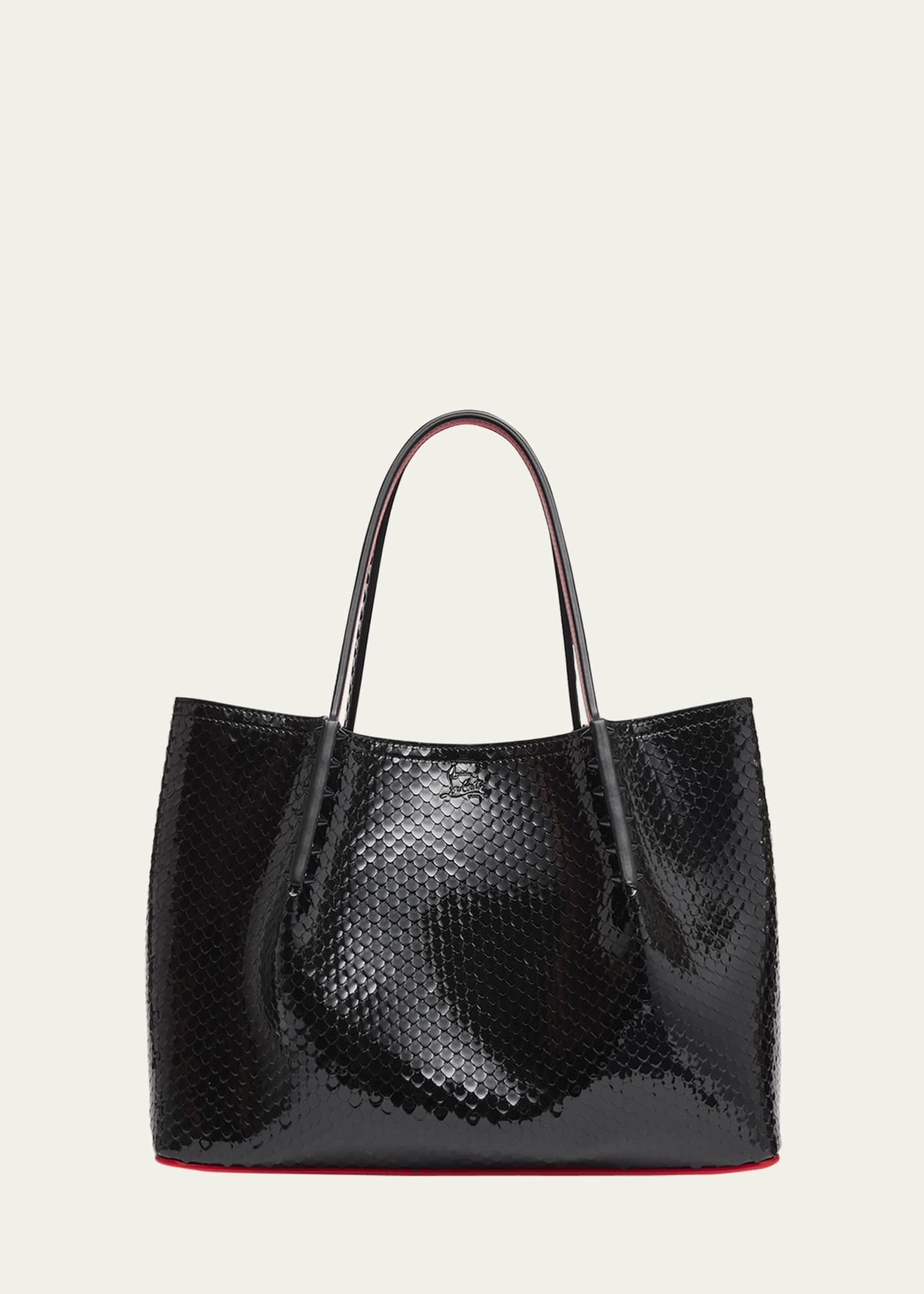 Christian Louboutin Cabrock Birdy Large Patent Tote Bag