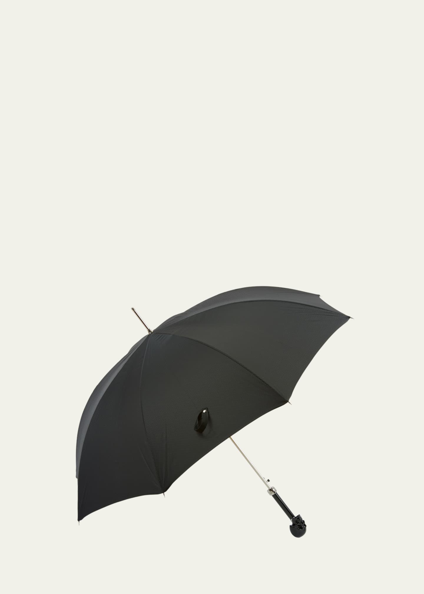 Pasotti Since 1956 Men's Skull-Handle Umbrella Image 1 of 2
