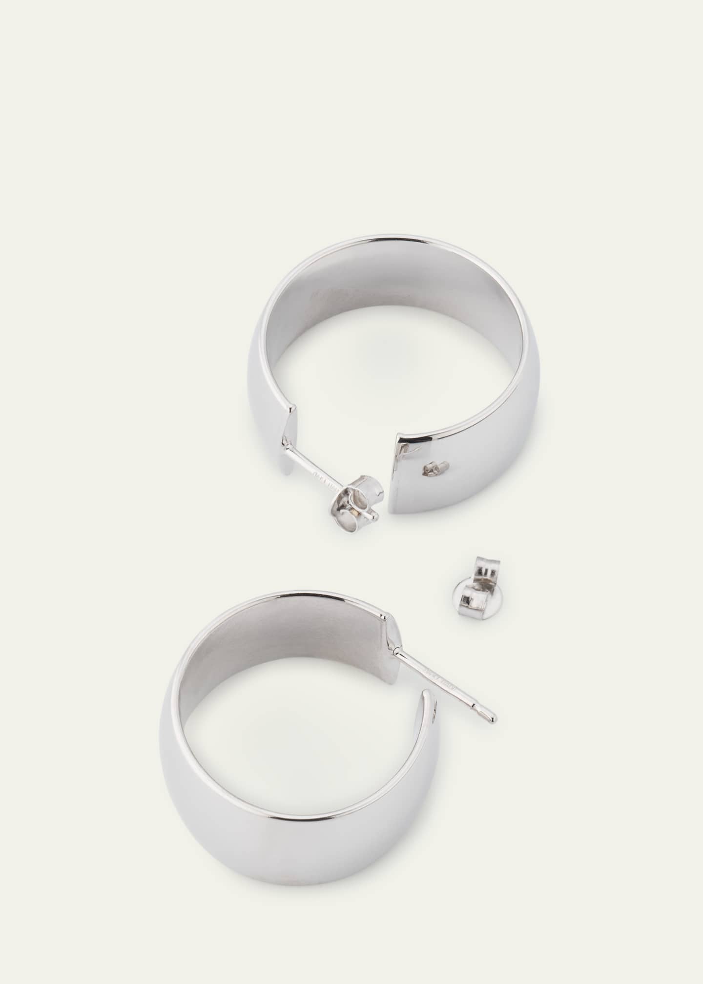 Lana 14K 25mm Curved Bold Hollow Hoops Image 4 of 4