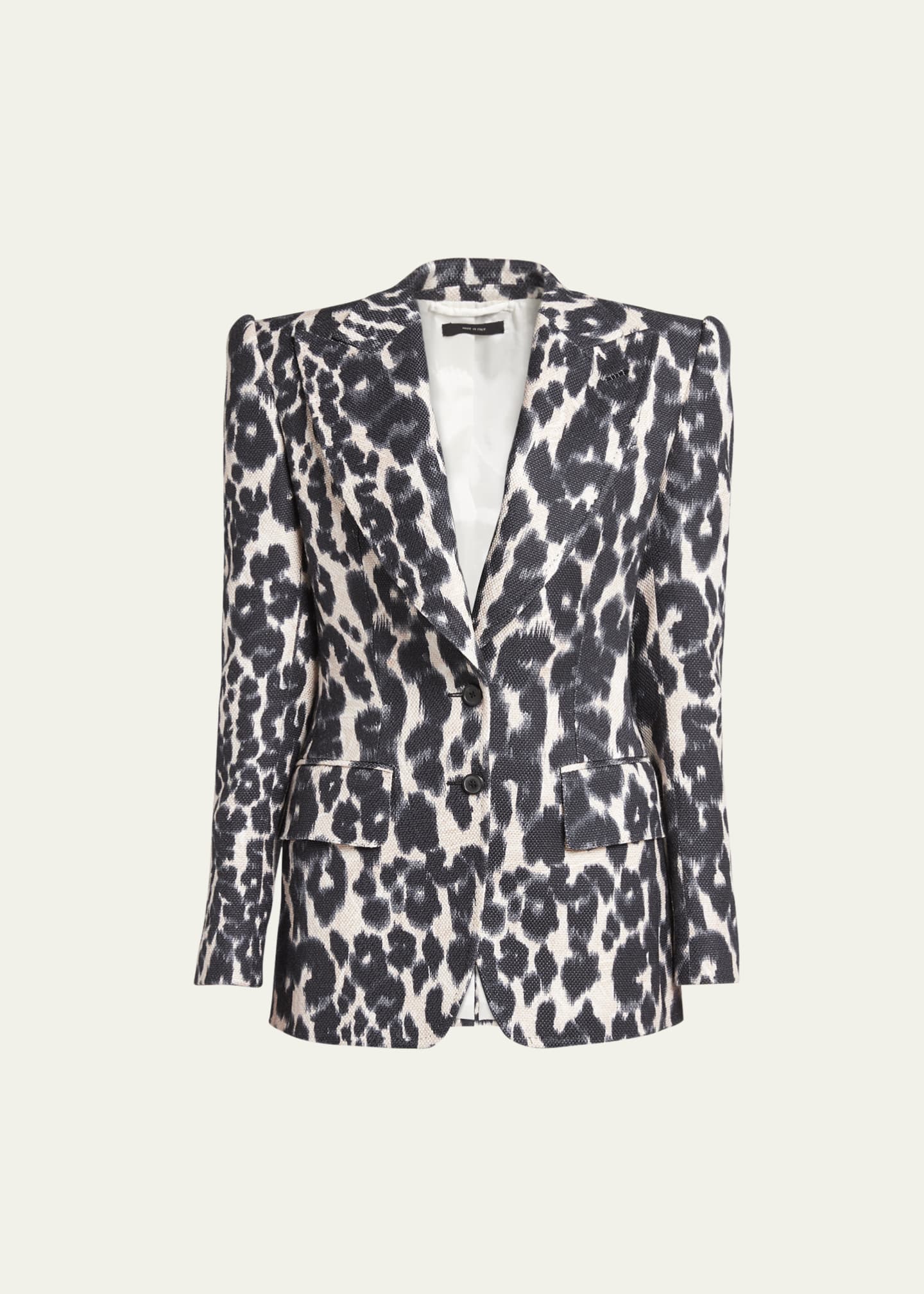 Zara tiger print blazer online